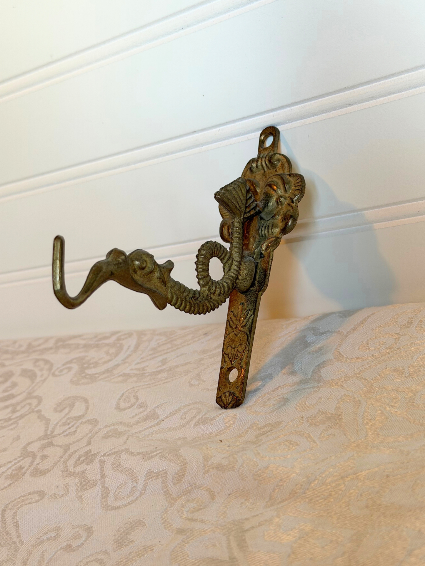 Dark Brass Faces & Dragon Wall Hook