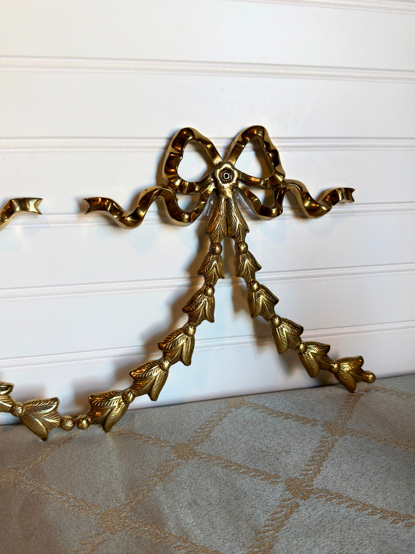 Brass Bow Applique
