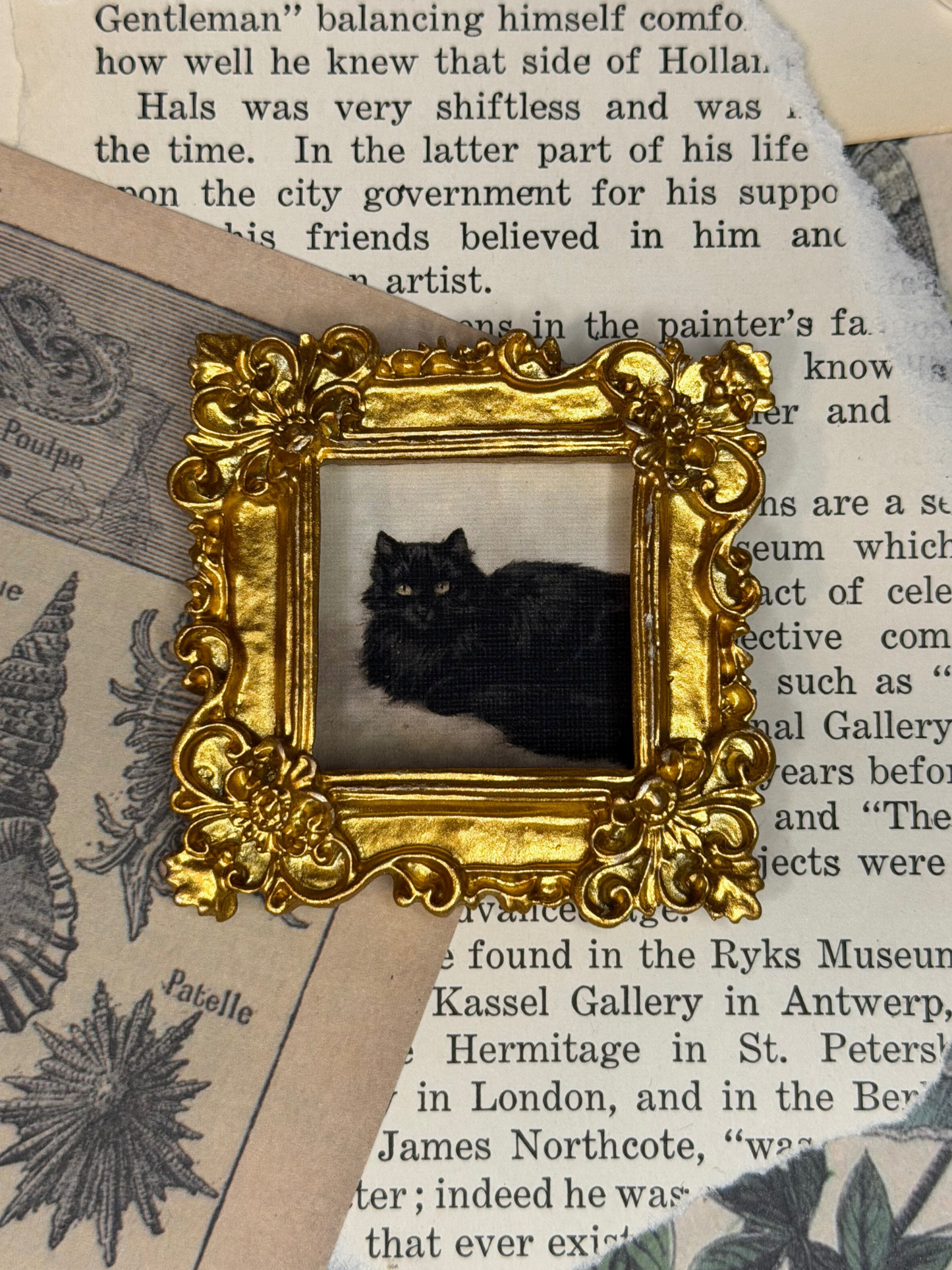 Mini Black Cat #1 Magnet