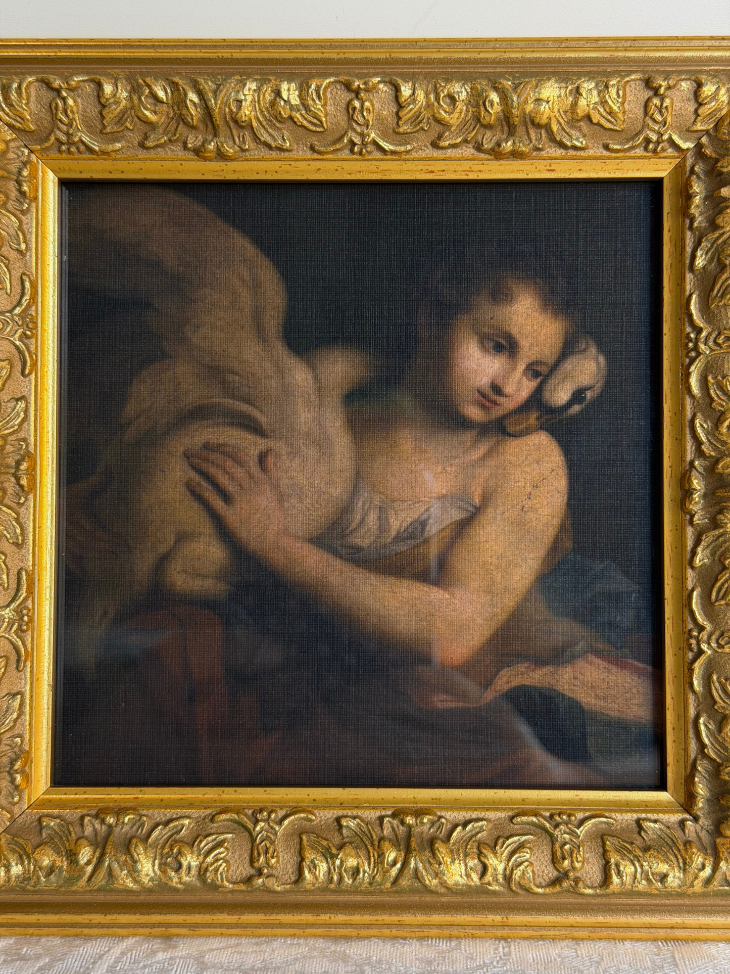 Framed Leda & Swan Print