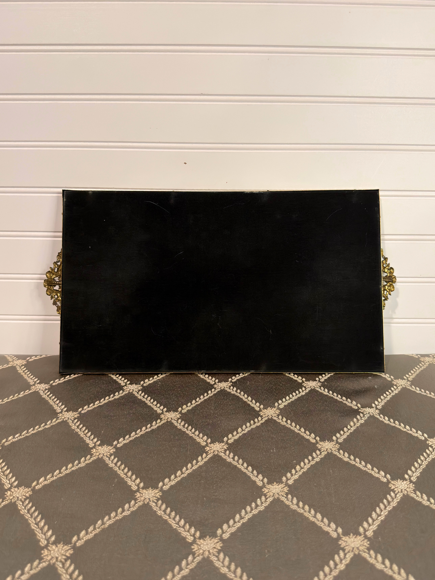 Ormolu Cherub Vanity Mirror Tray