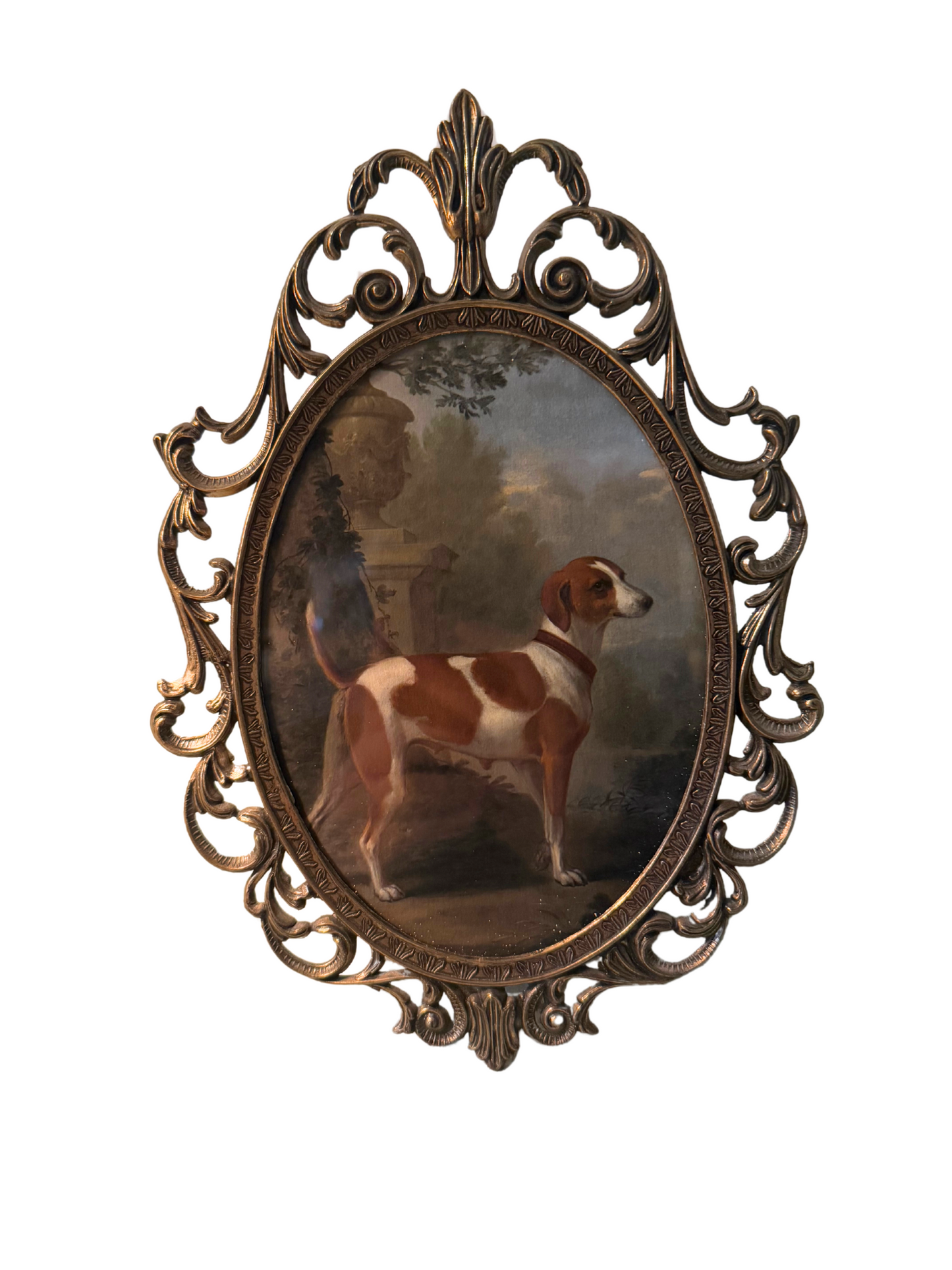 Dog Framed Giclee Print (Reserved)
