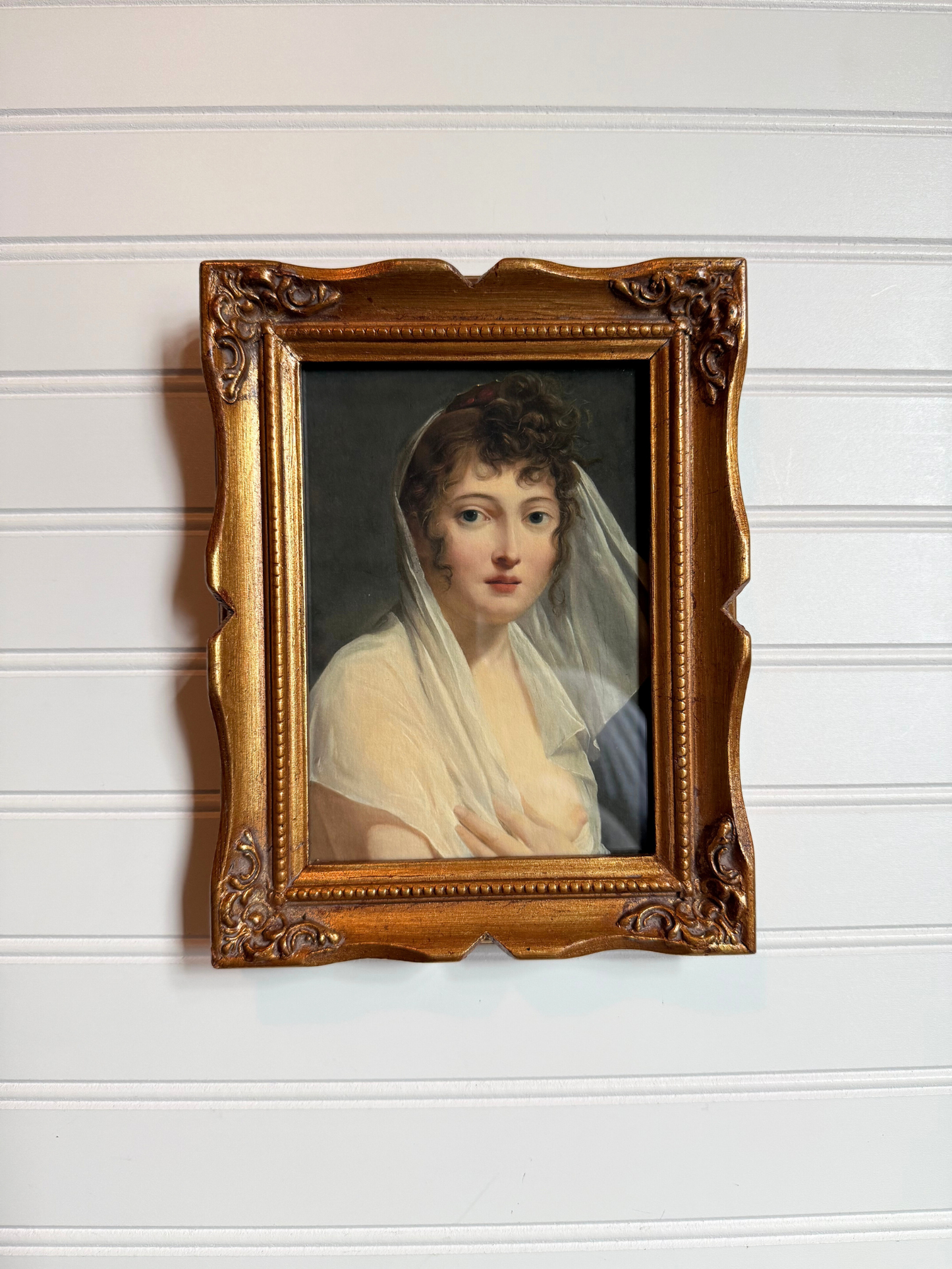 Portrait of a Veiled Lady Framed Giclee Print