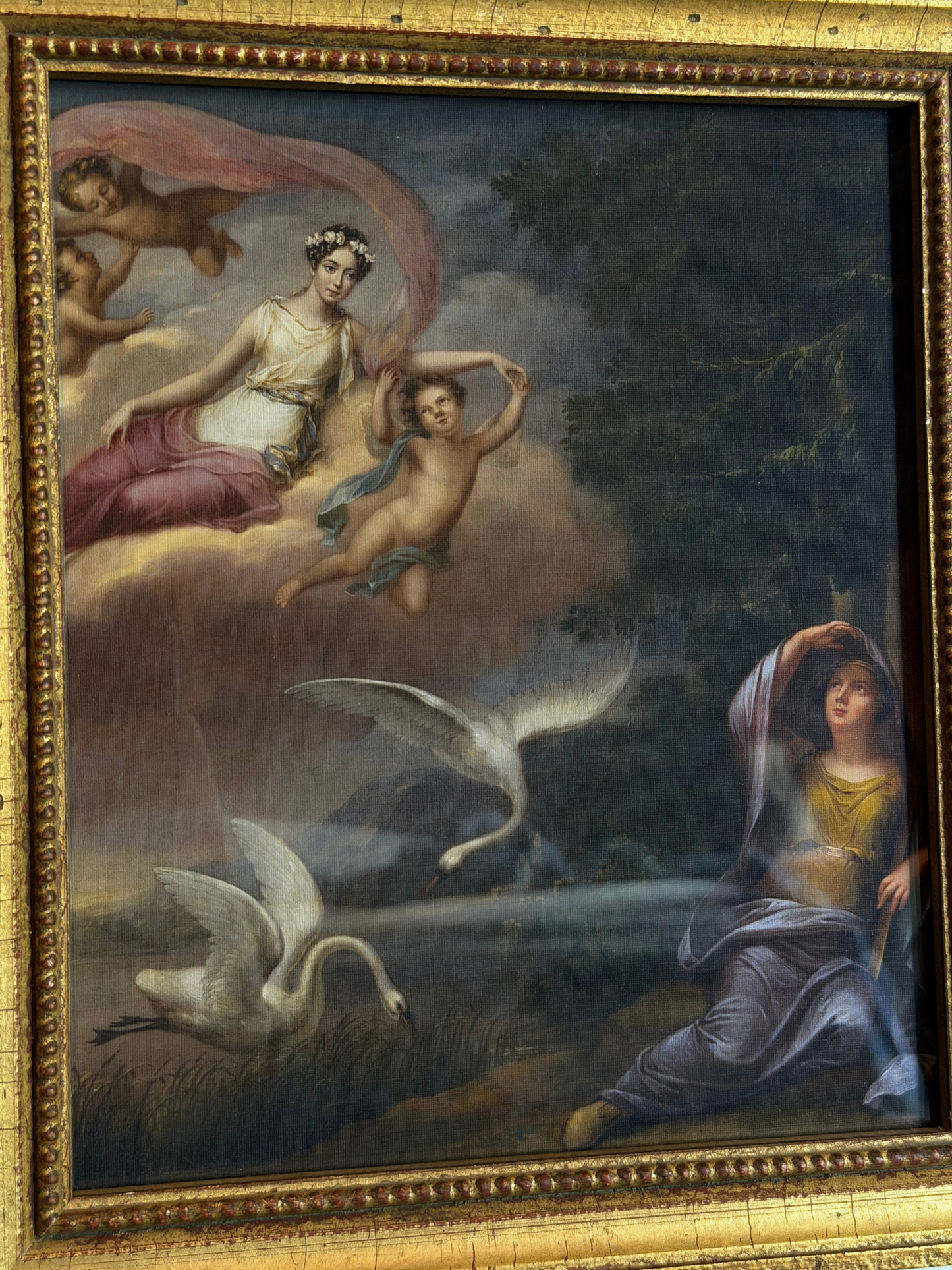 Framed Allegory of the Crowned Princess Print
