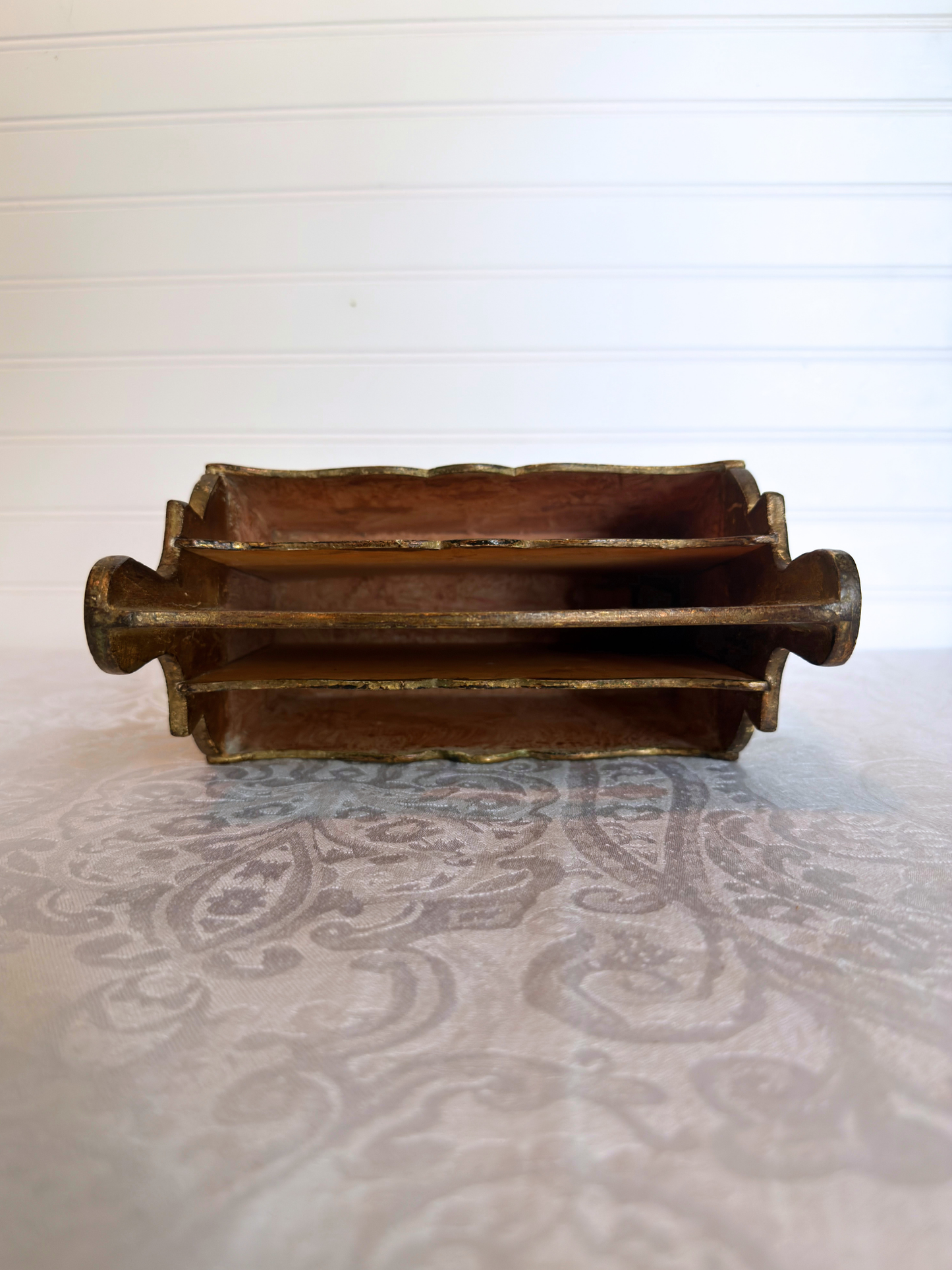 Italian Florentine Letter Holder
