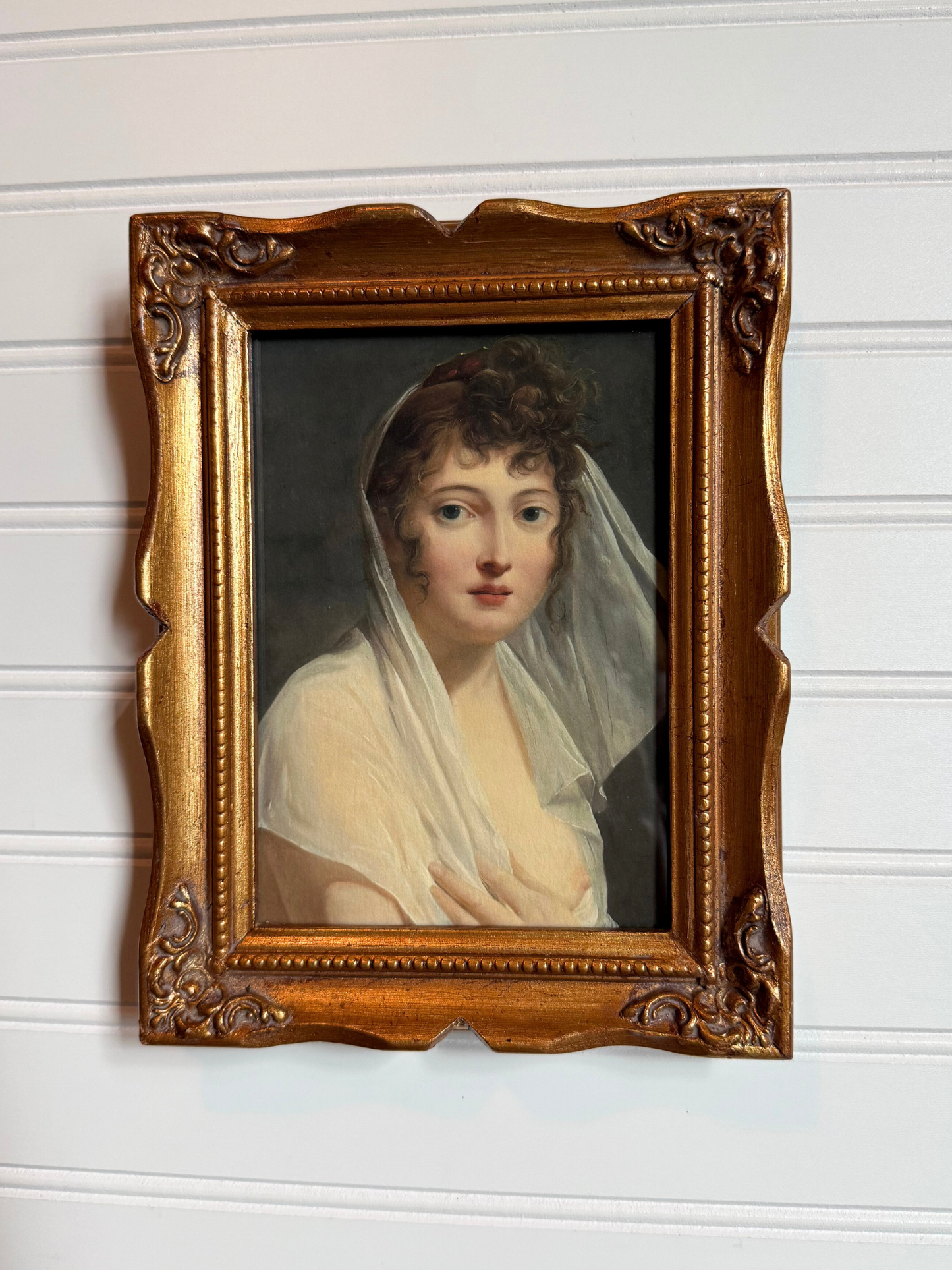 Portrait of a Veiled Lady Framed Giclee Print