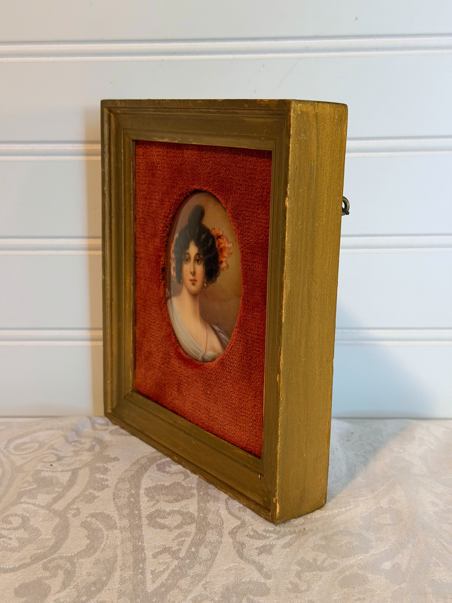 Portrait Painting on Porcelain