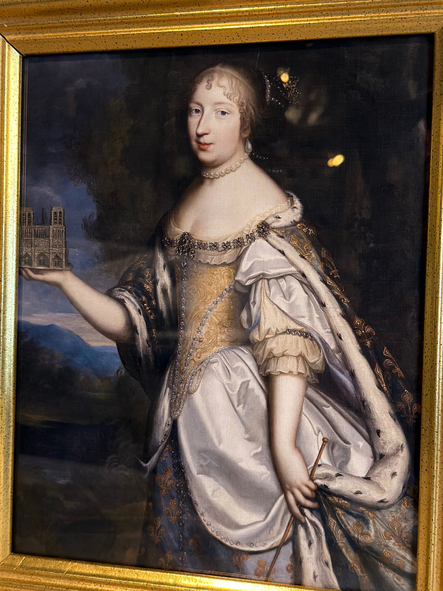 Framed Portrait of Queen Maria Theresa Print