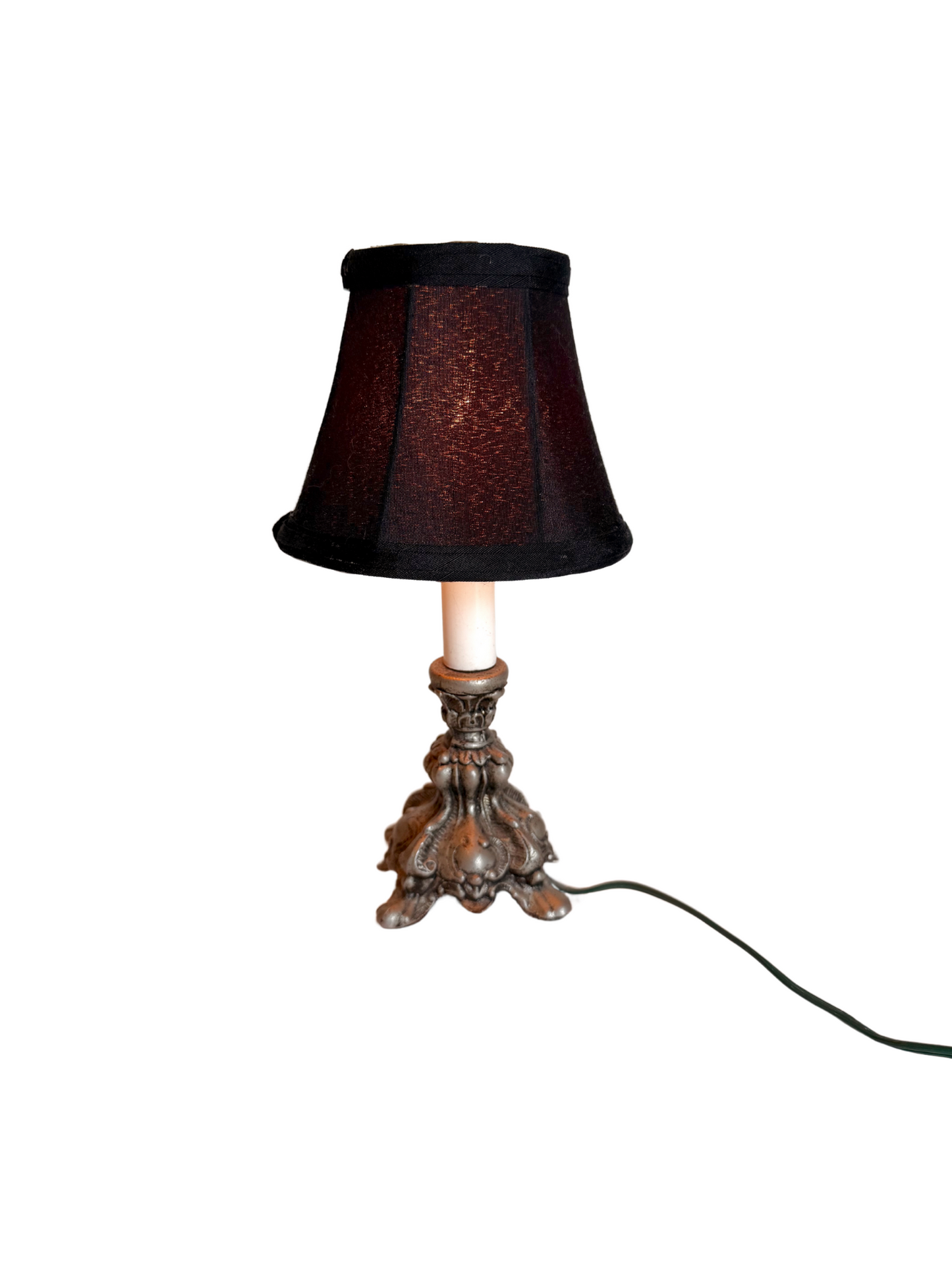 Small Lamp with Black Shade