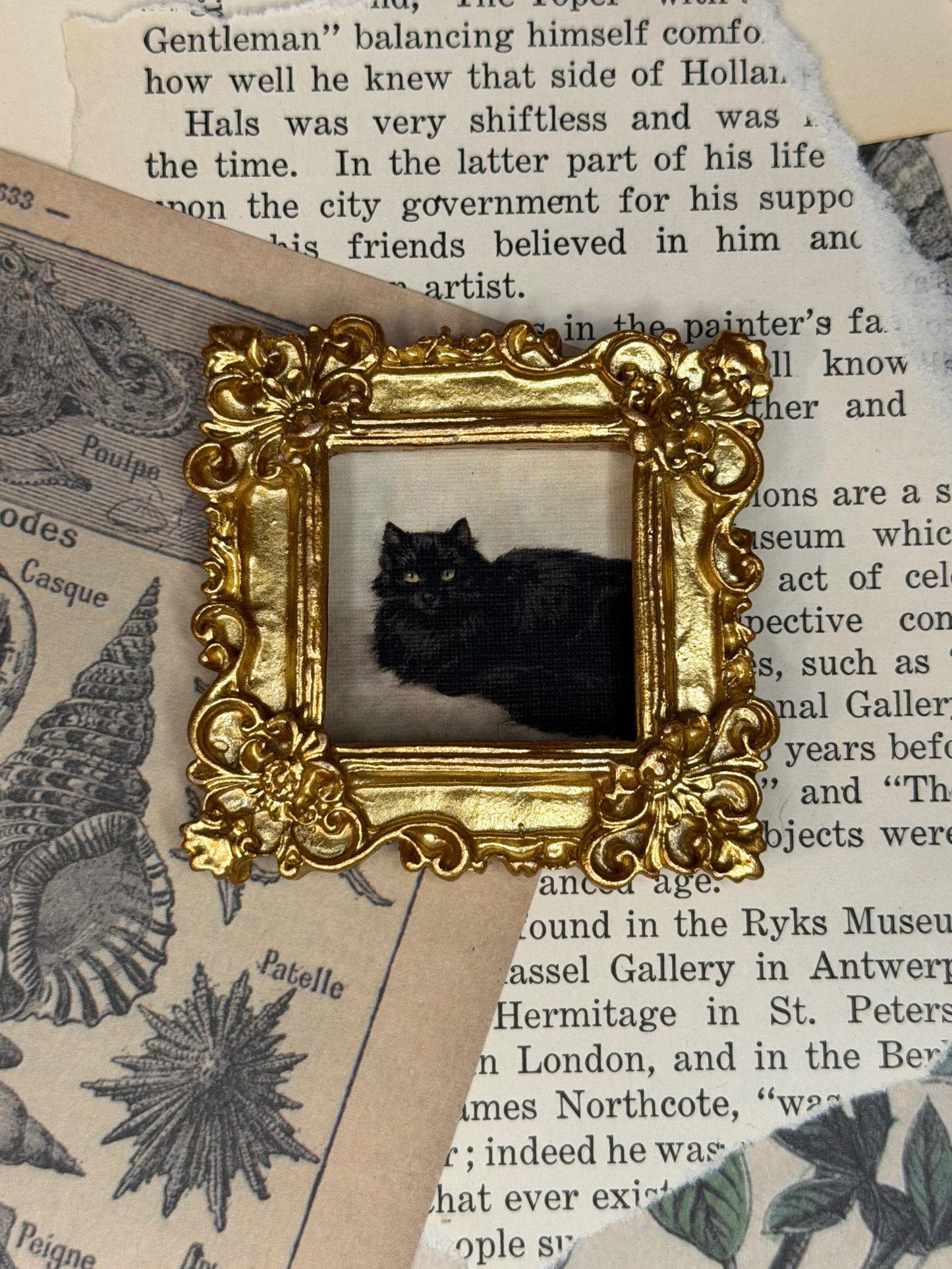 Mini Black Cat #2 Magnet