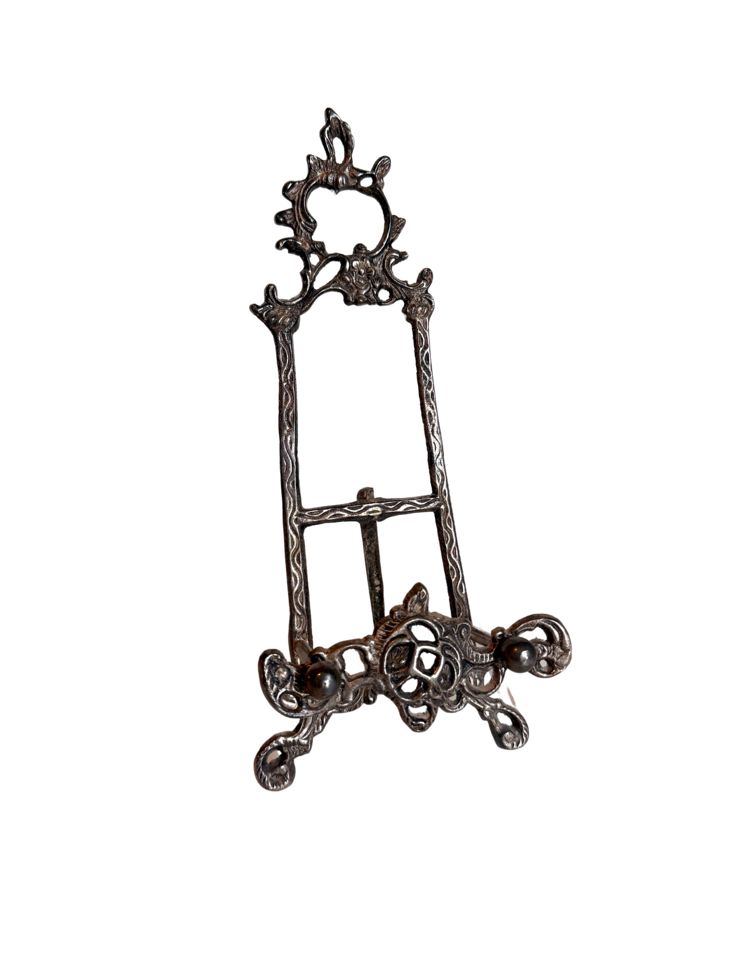 Silver Ornate Easel
