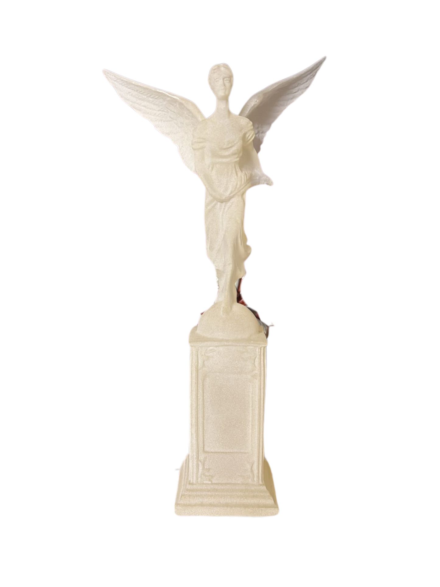 Angel Frosted Lucite Statue
