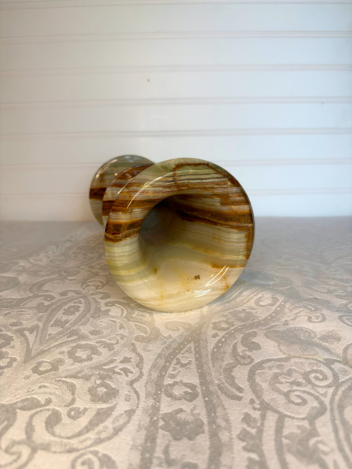 Onyx Pedestal Vase