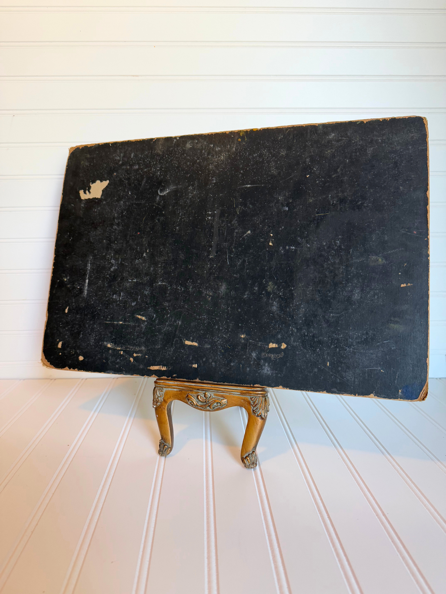 Unframed Original Landscape with People Painting