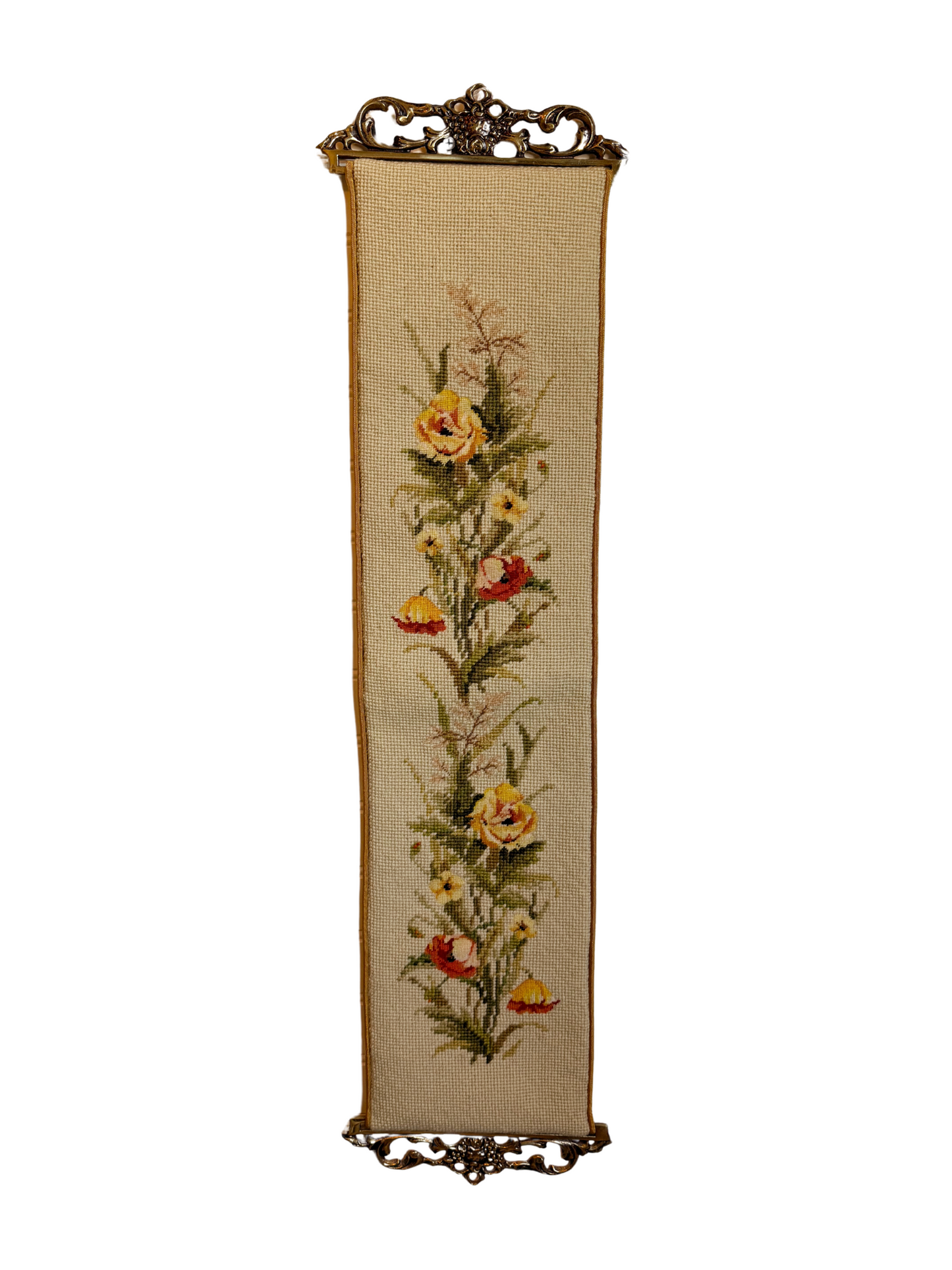 Floral Needlepoint Tapestry