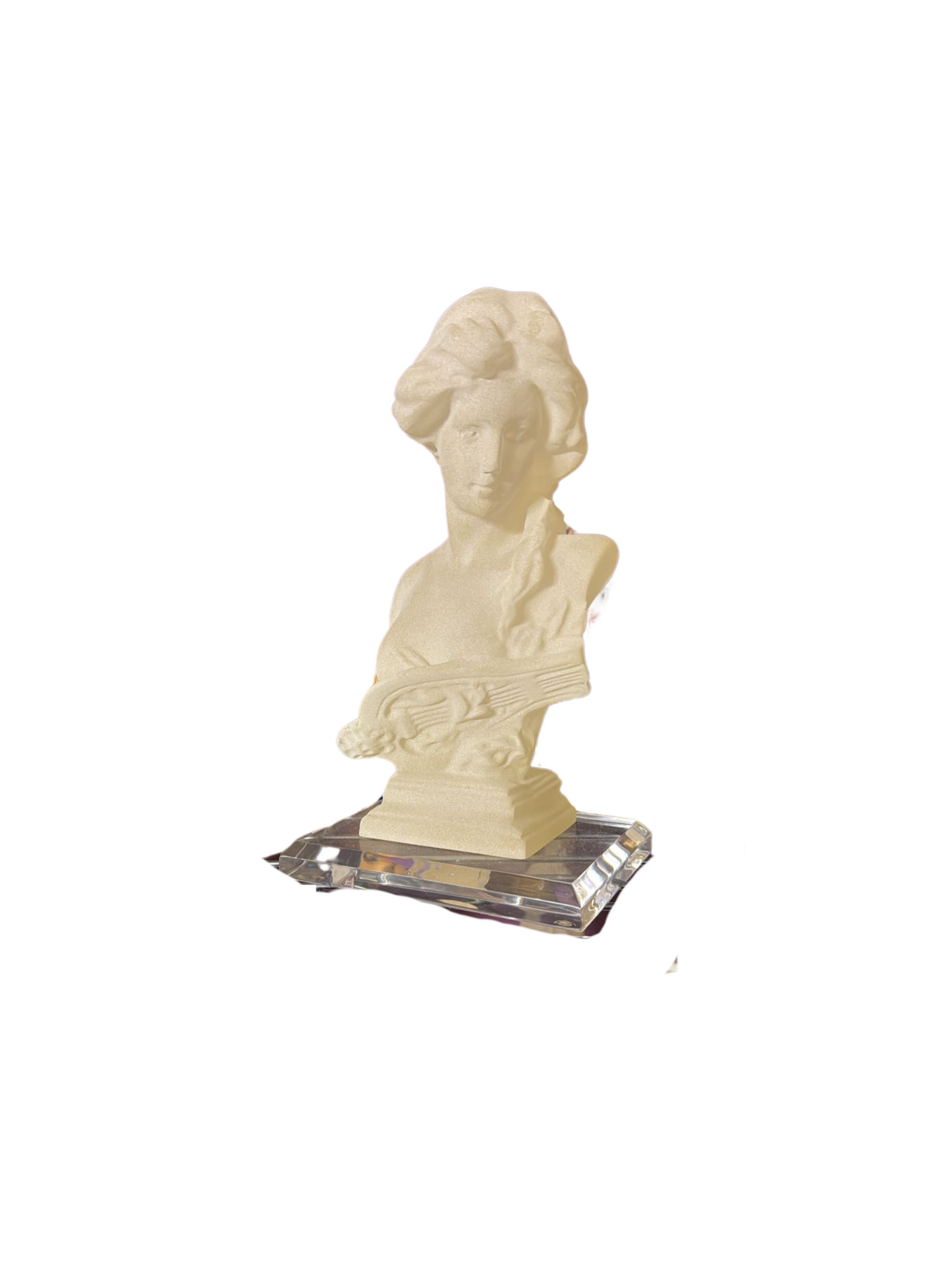The Muse Frosted Lucite Statue