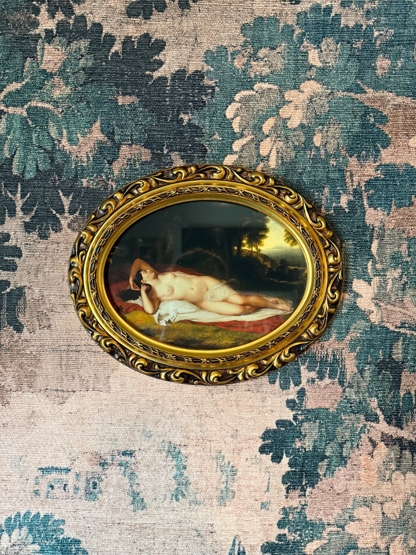 Reclining Nude Framed Giclee Print