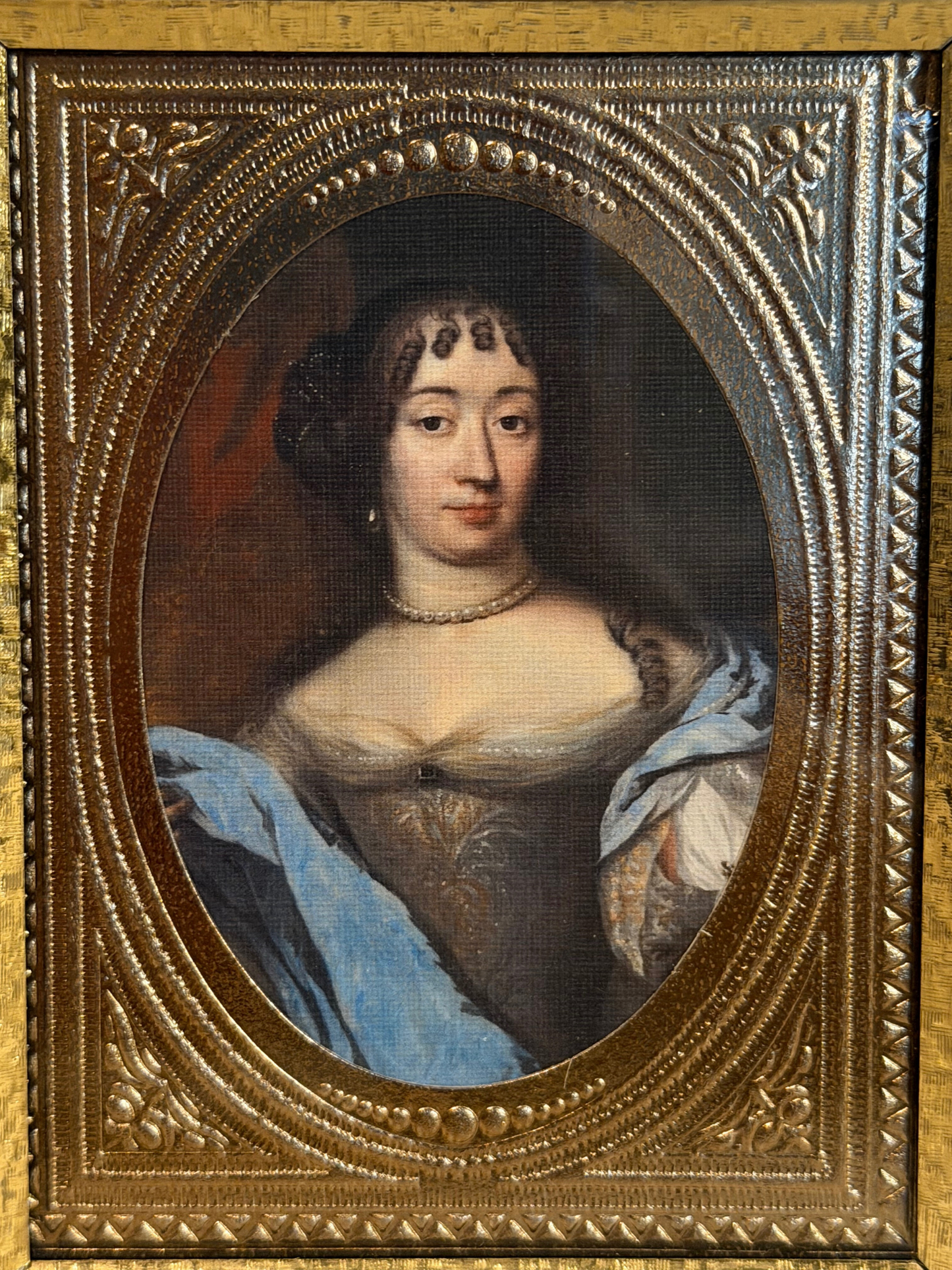 Framed Portrait of Johanna Le Gilon Print