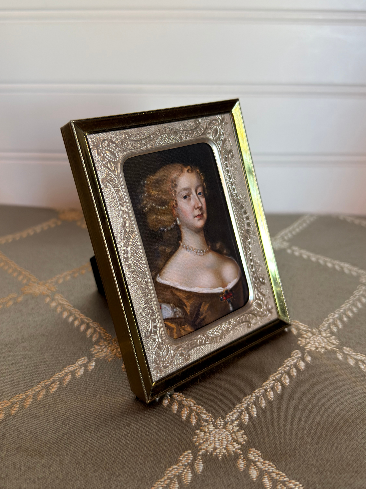 Framed Portrait of Lady Diana Print