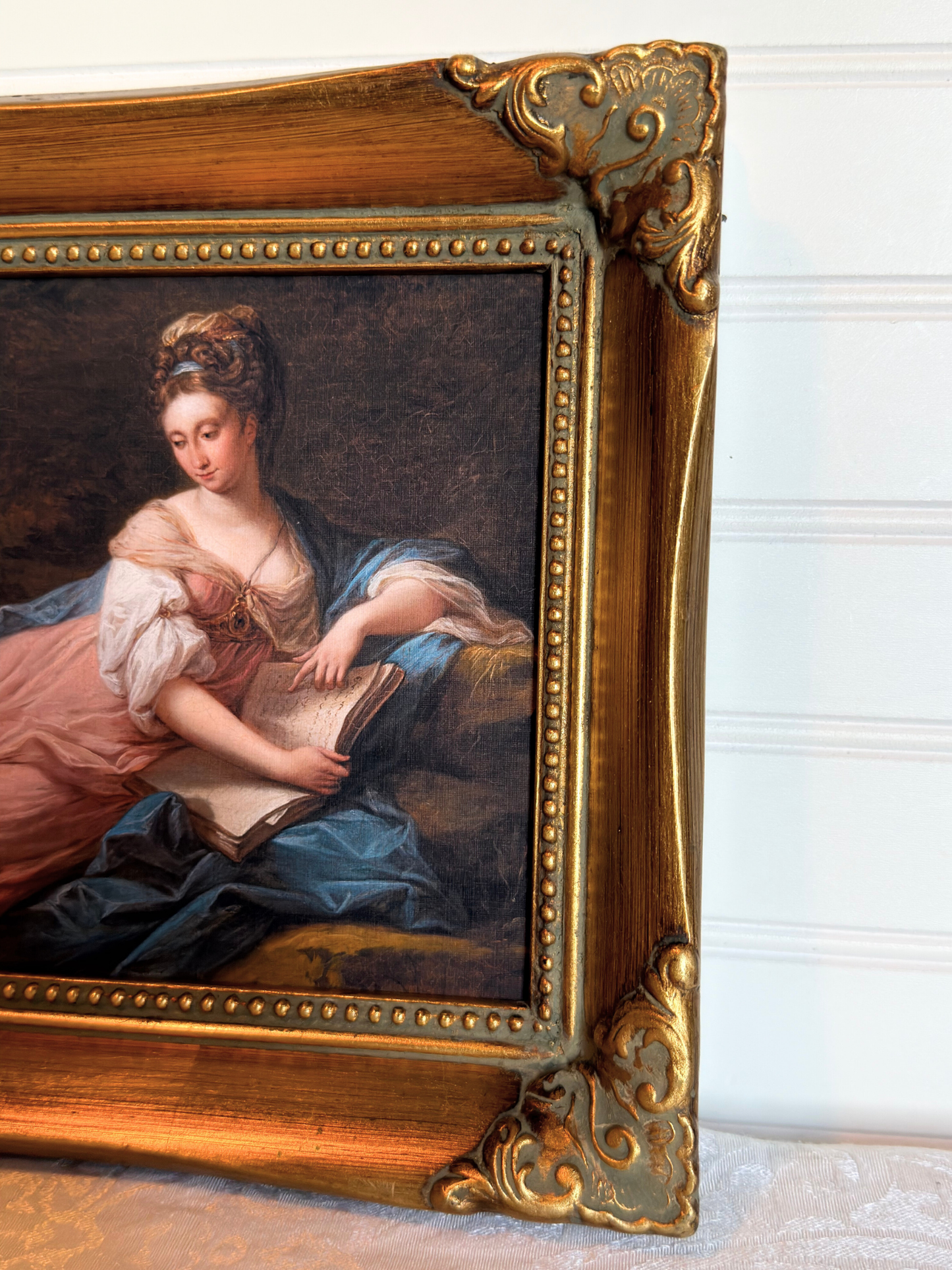 Framed Mary Tisdal Reading Print