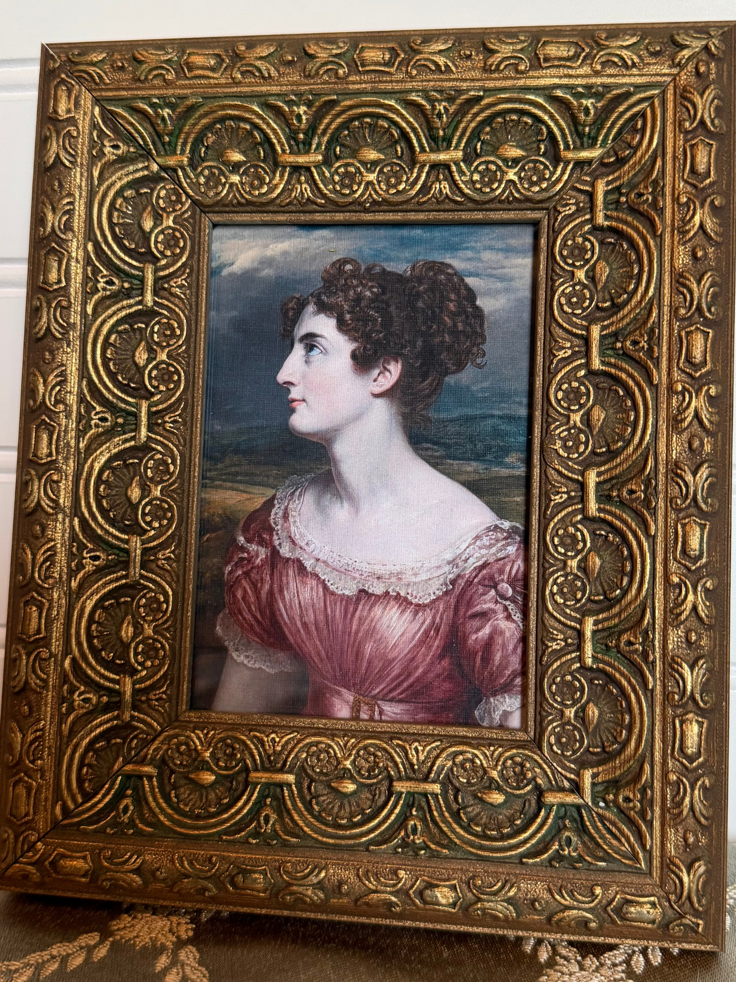 Framed Miss Jane Puxley Print