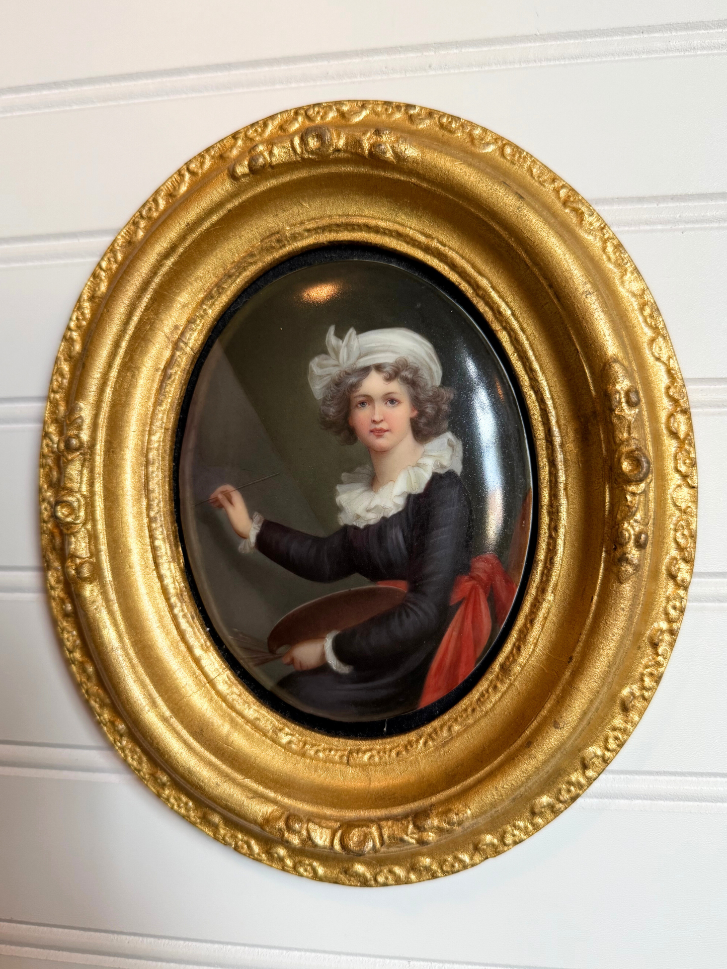 Élisabeth Louise Vigée Le Brun Painting on Porcelain (reserved)