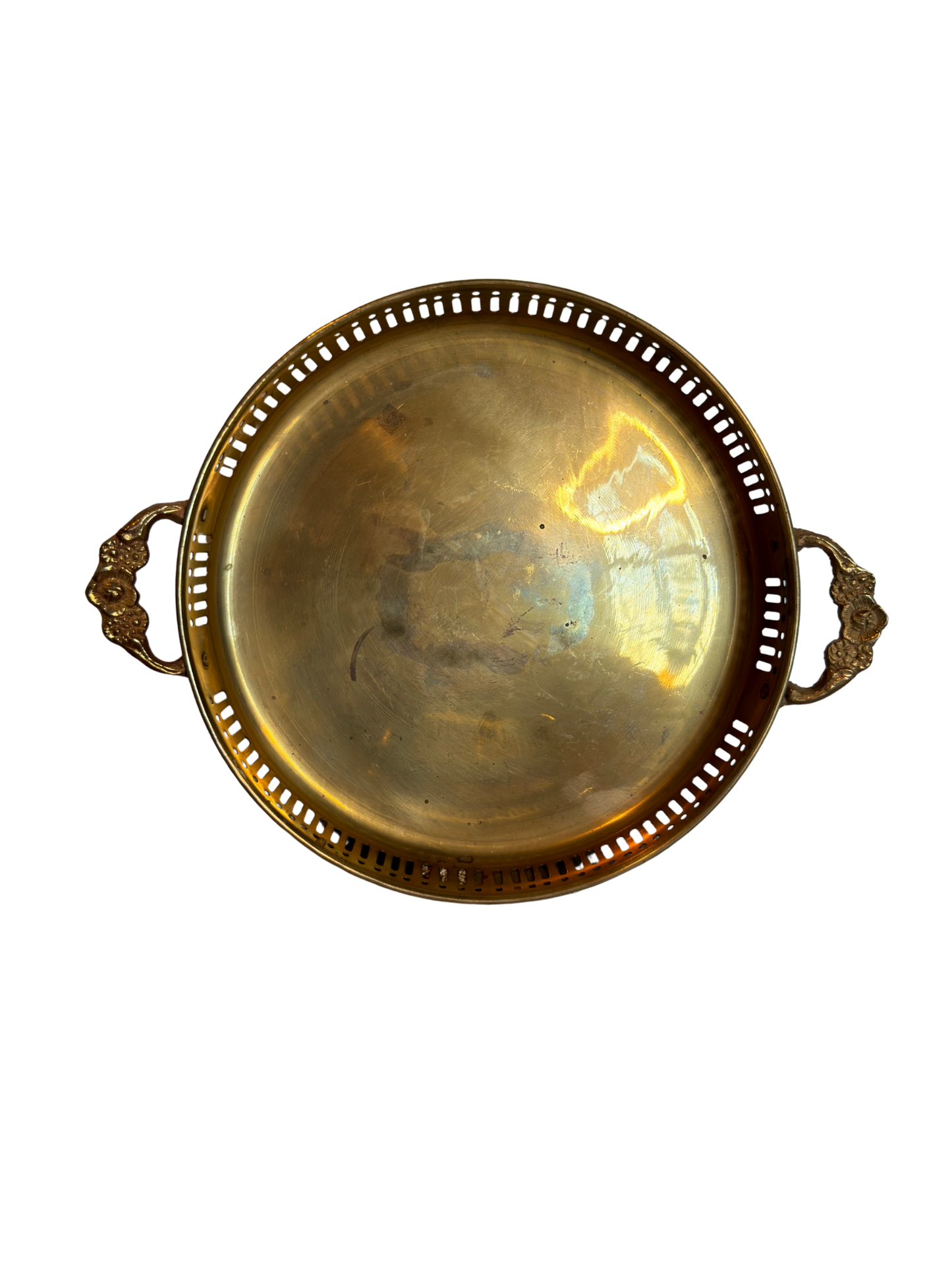 Brass Table Trays with Handles