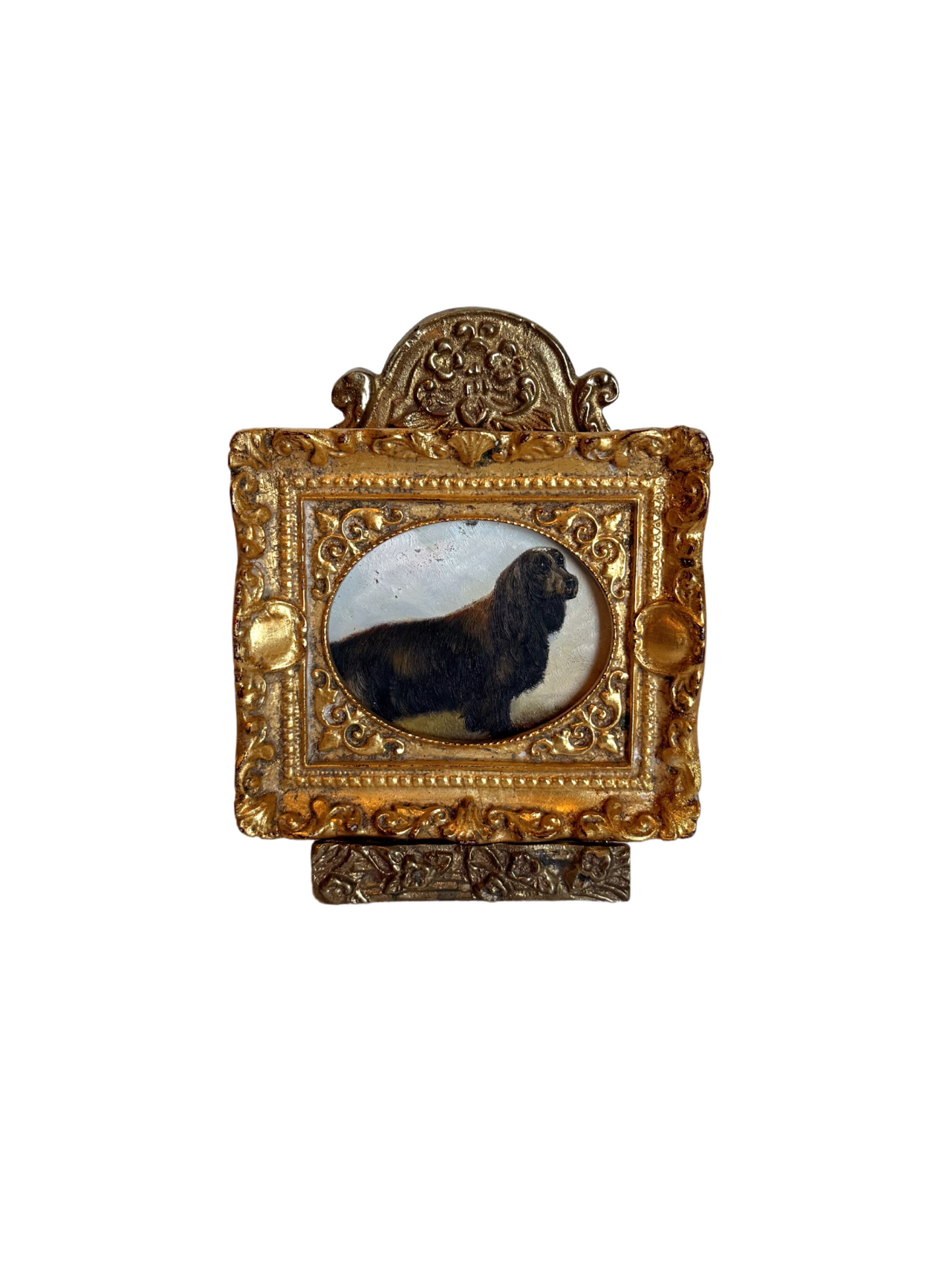 Mini Frame with Dog Painting