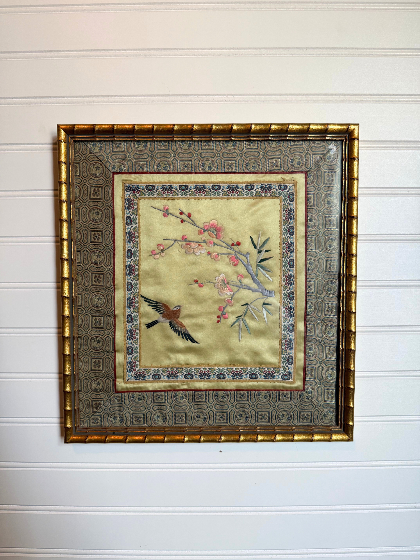 Framed Chinese Silk Embroidery #2