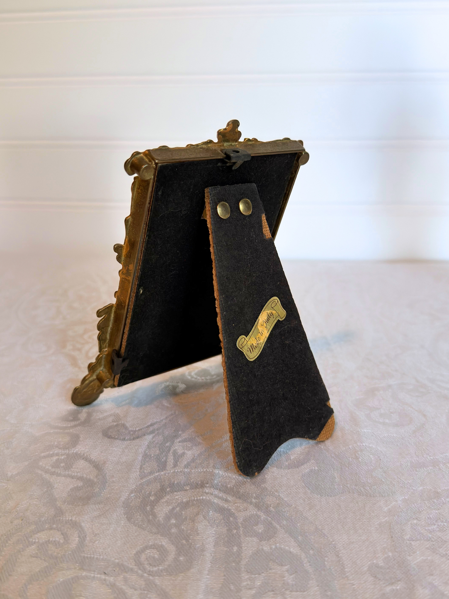 Gold Metal Italian Frame