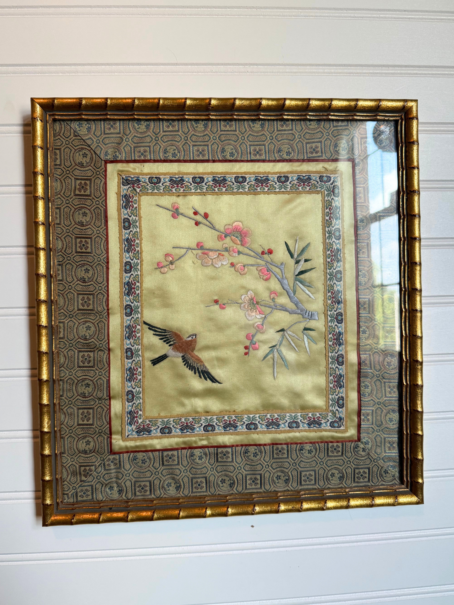 Framed Chinese Silk Embroidery #2