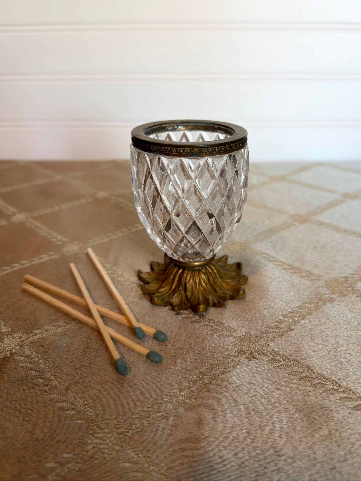 French Crystal Cigarette Holder