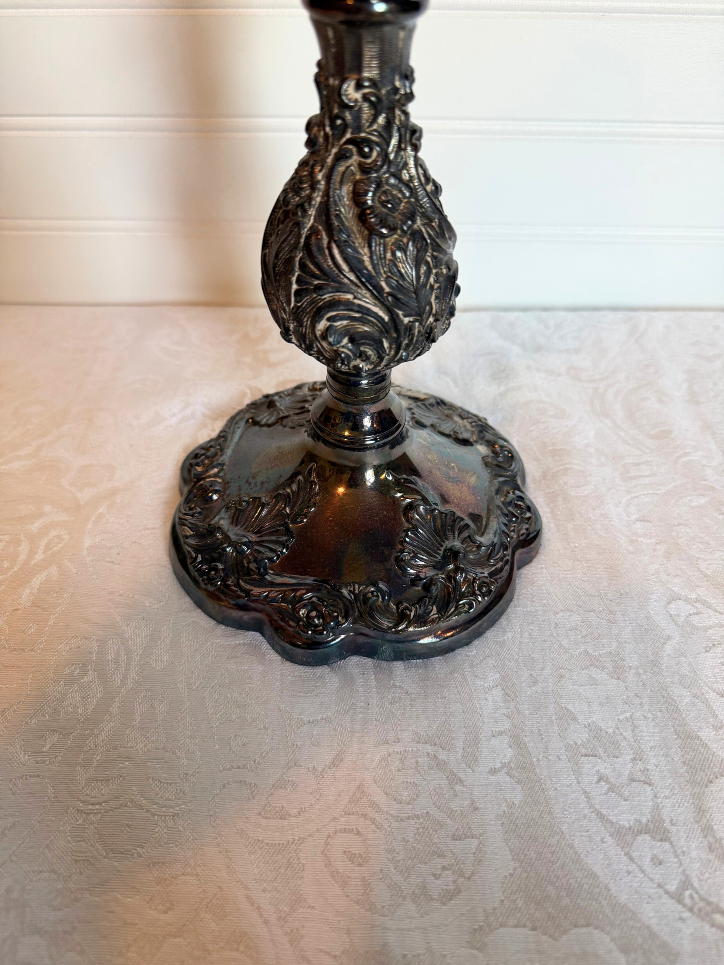 Silver Plated Candle Holder