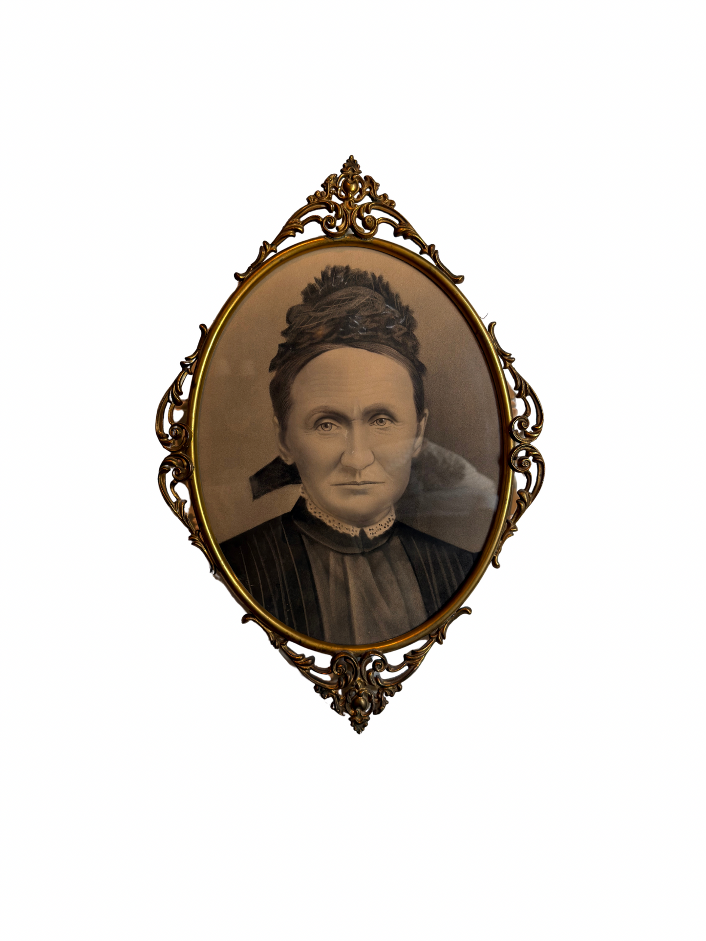 Antique Brass & Metal Frame