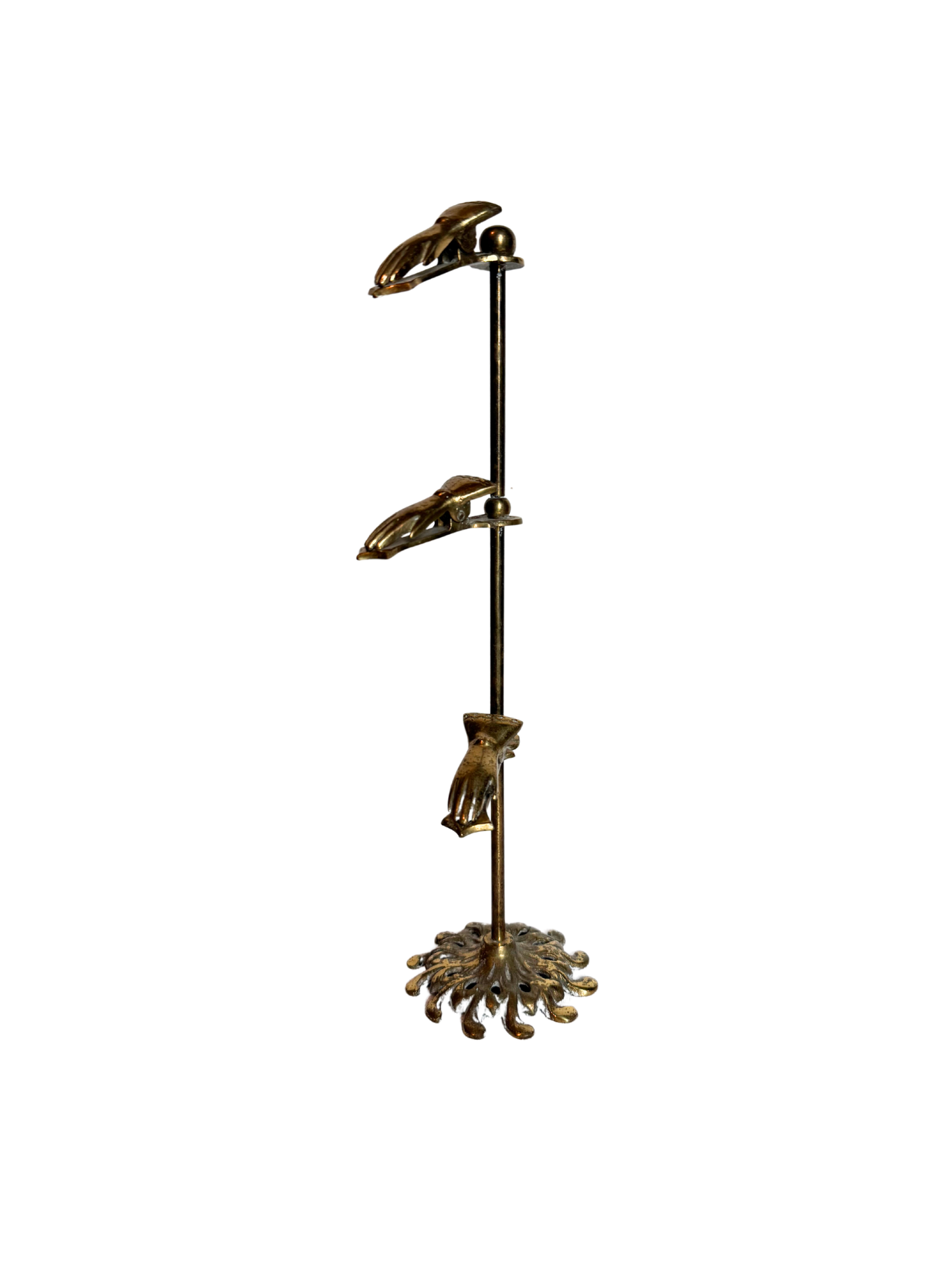 Brass Hand Clip Stand