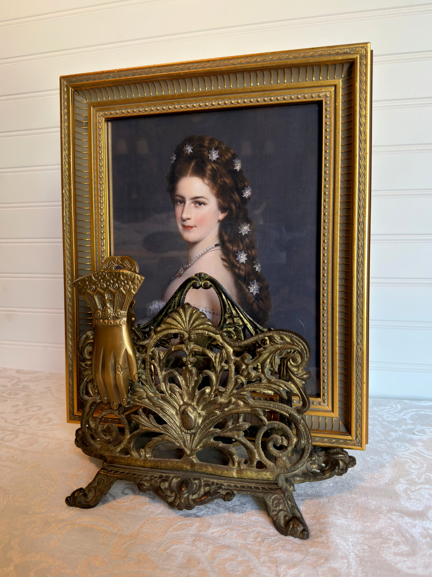 Ornate Brass Letter Holder