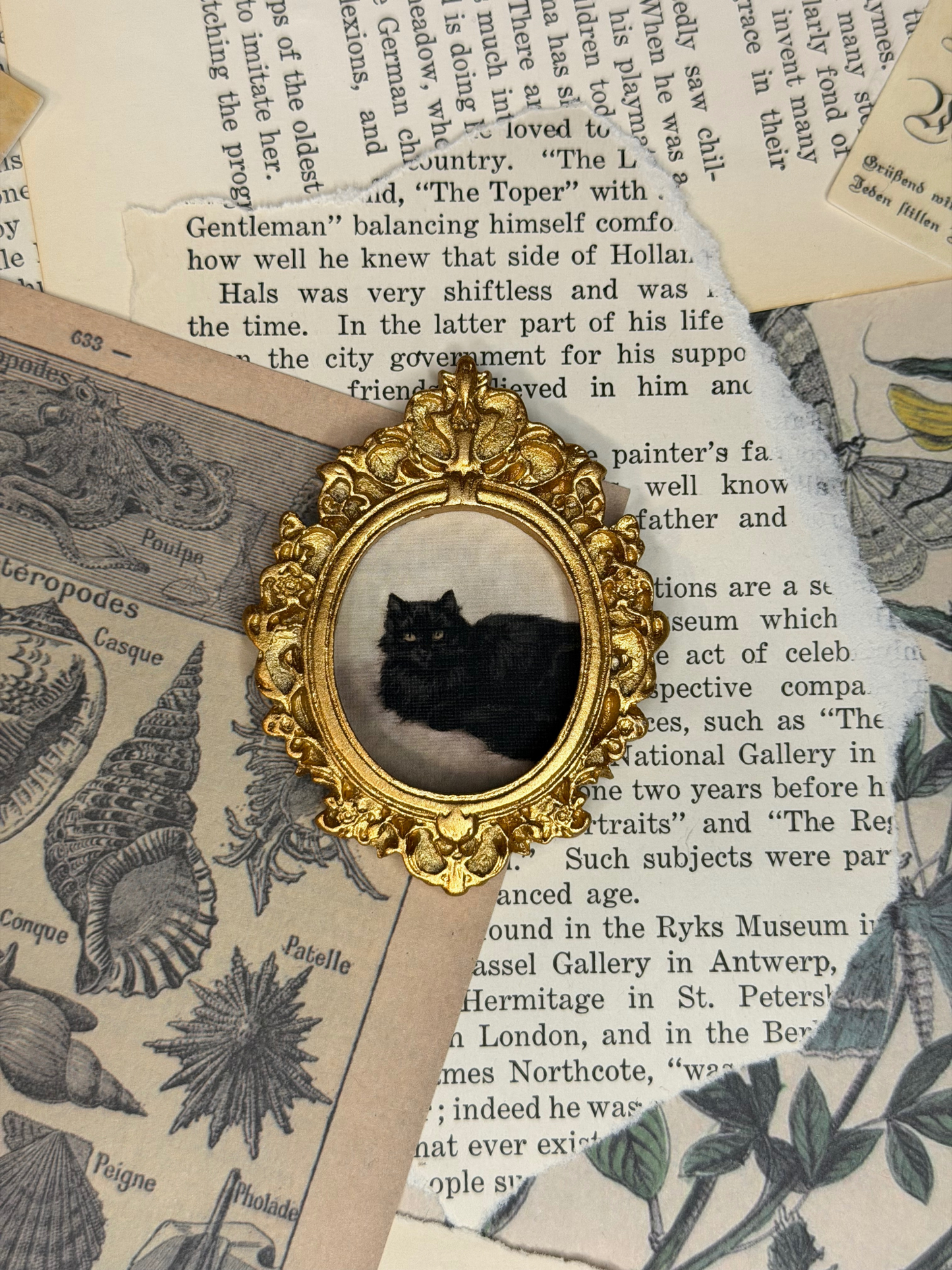 Mini Black Cat #4 Magnet