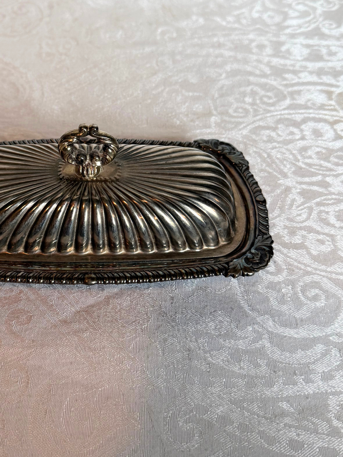 Silver Plated Butter Dish