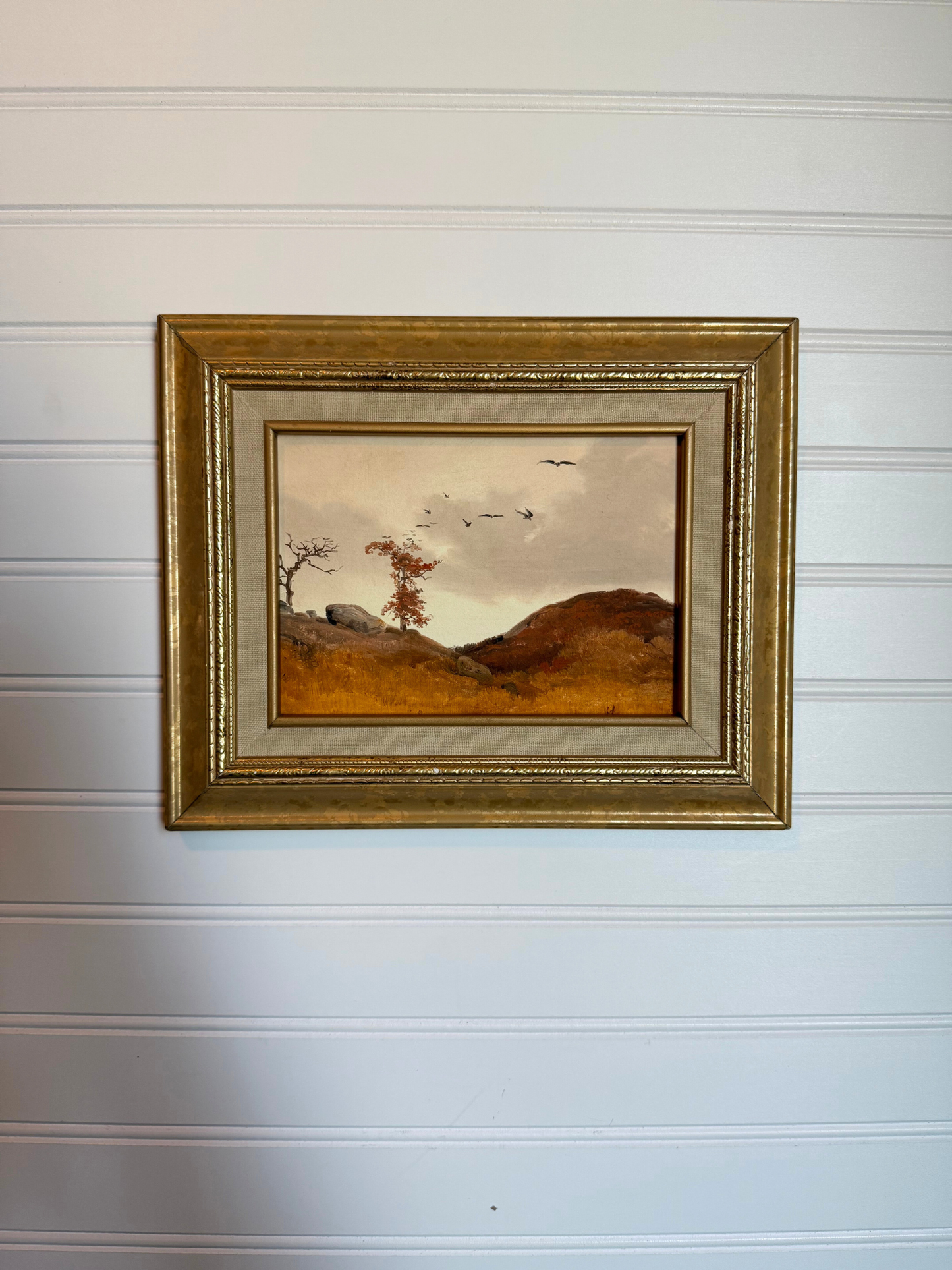 Landscape with Crows Framed Giclee Print