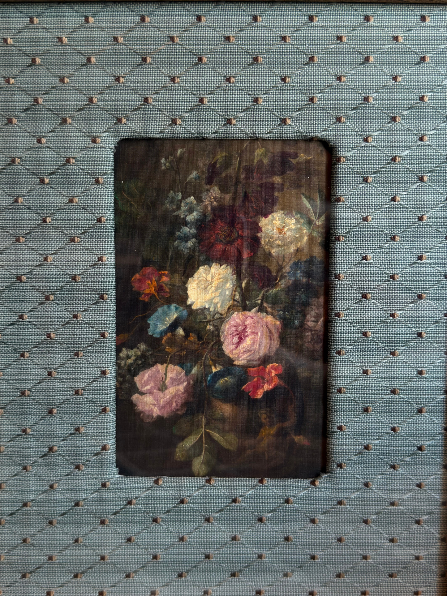 Framed Vase of Flowers Print