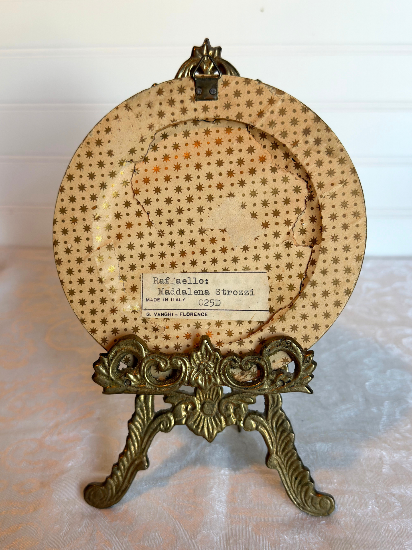 Made in Italy Florentine Frame With Lady Print