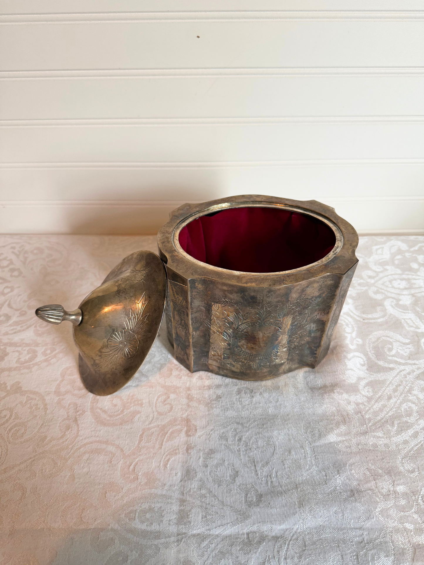 Silver Plated Trinket Box