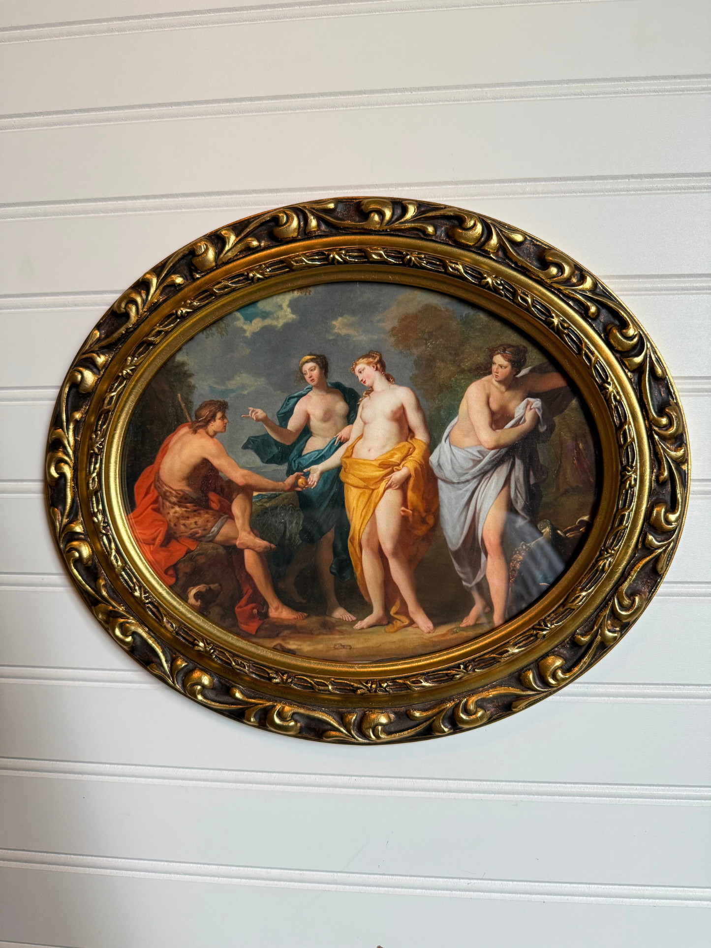 The Judgment of Paris Framed Giclee Print