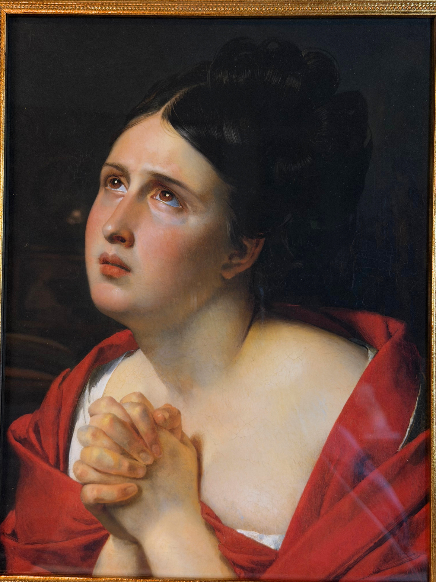 Framed La Suppliante Giclée Print