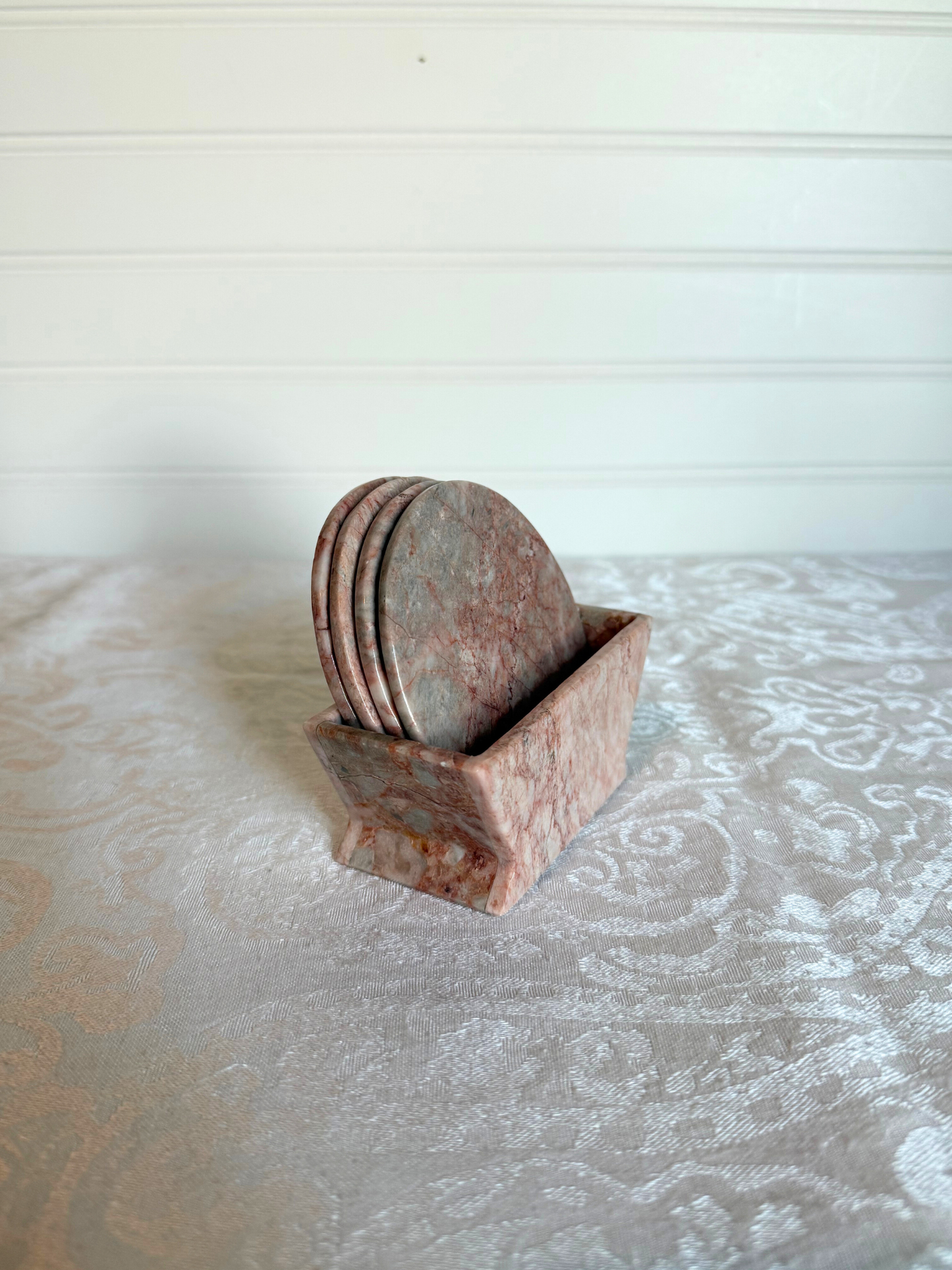 Italian Pink Marble Coasters