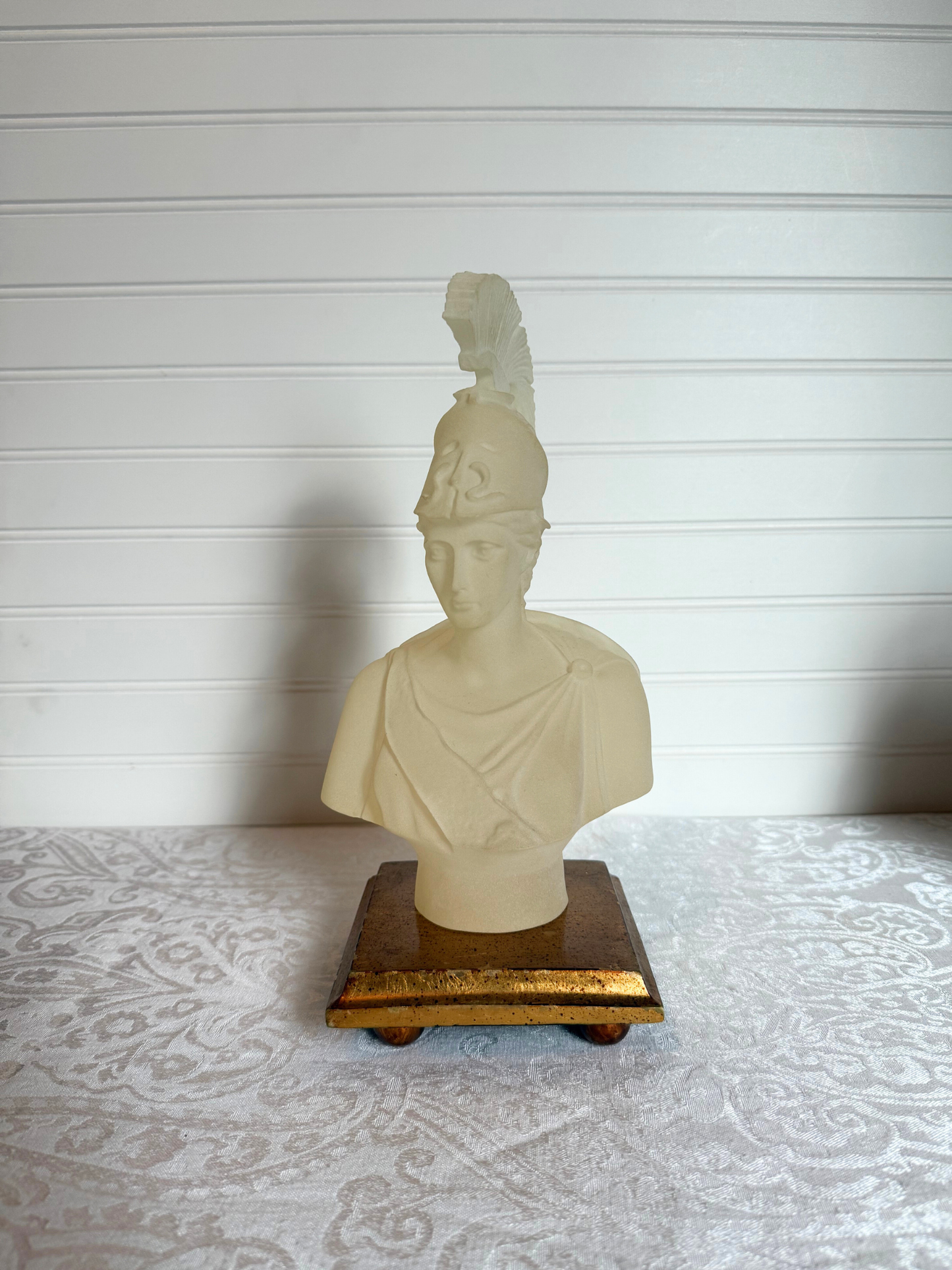 Athena Frosted Lucite Bust