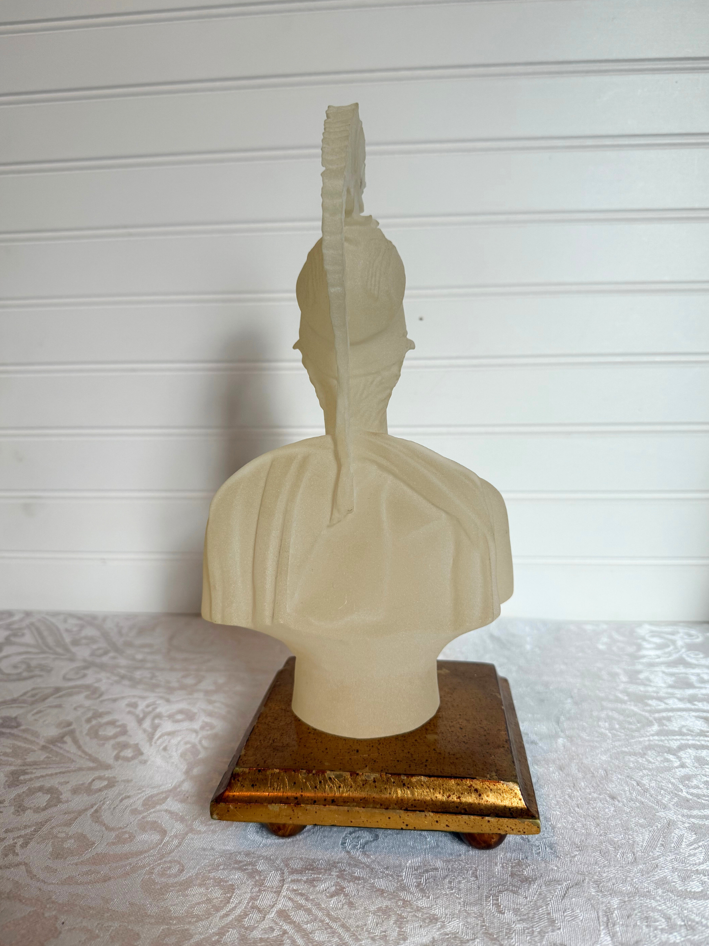 Athena Frosted Lucite Bust