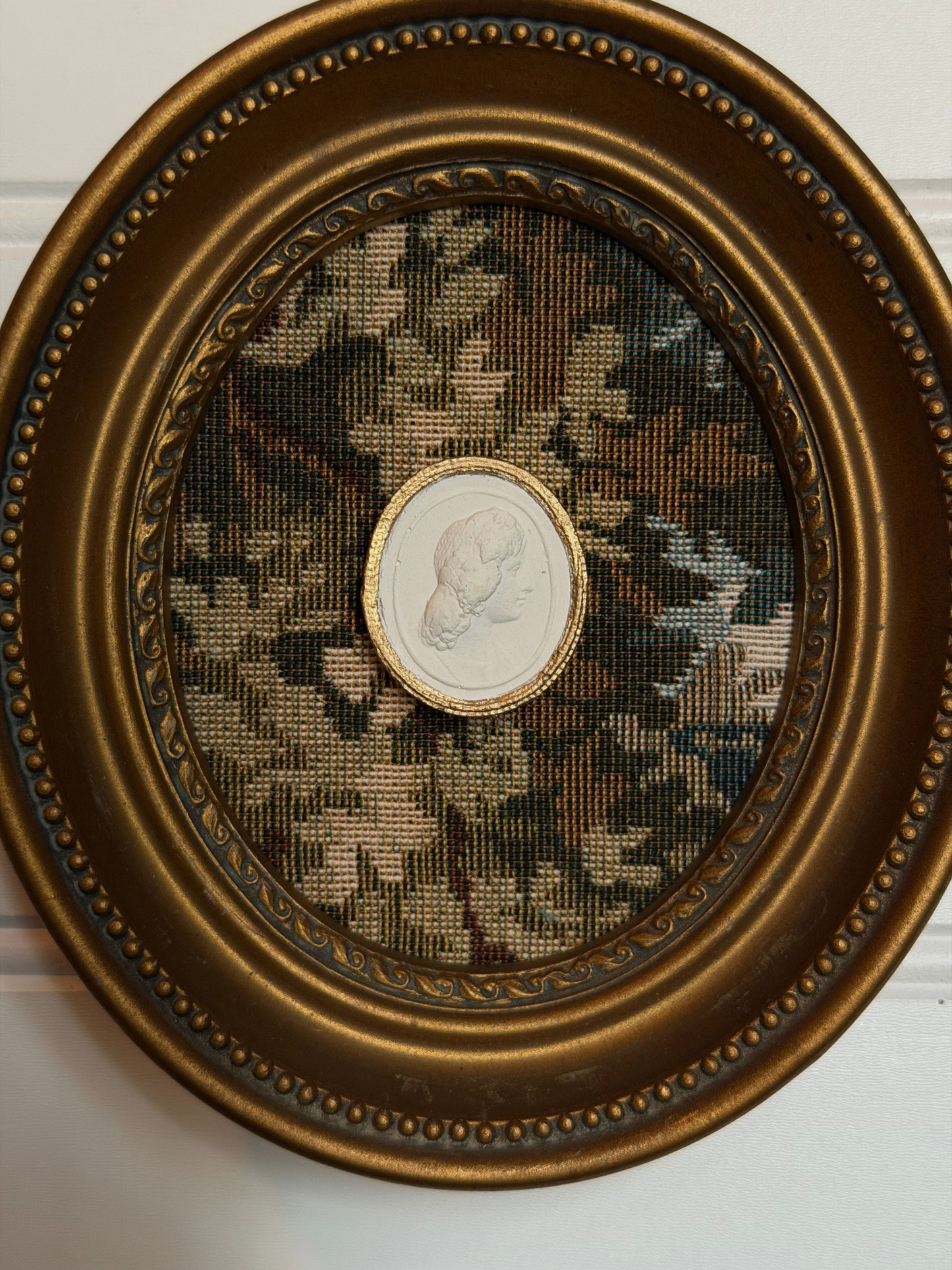 Framed Goddess Melpomene Intaglio