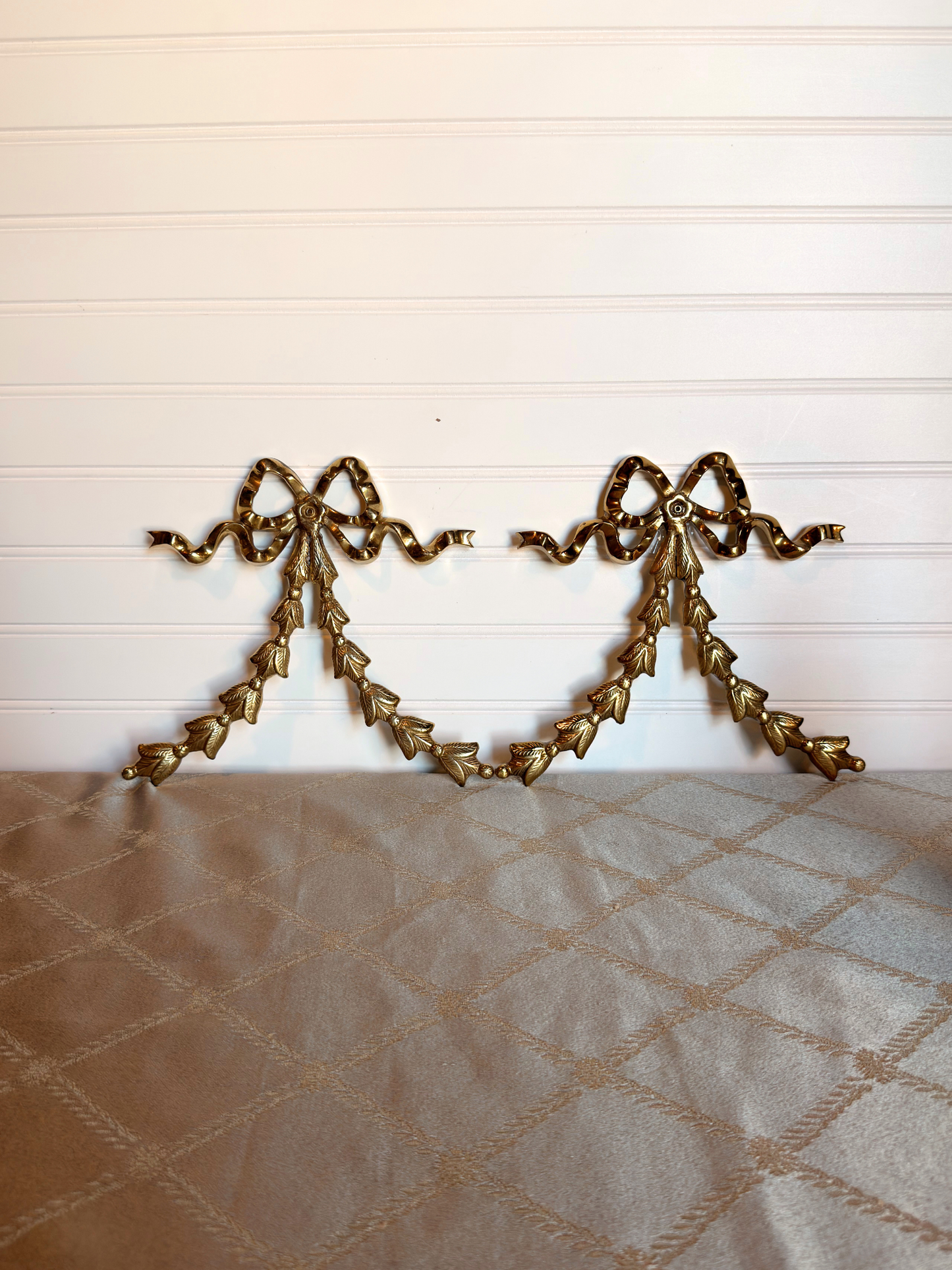 Brass Bow Applique