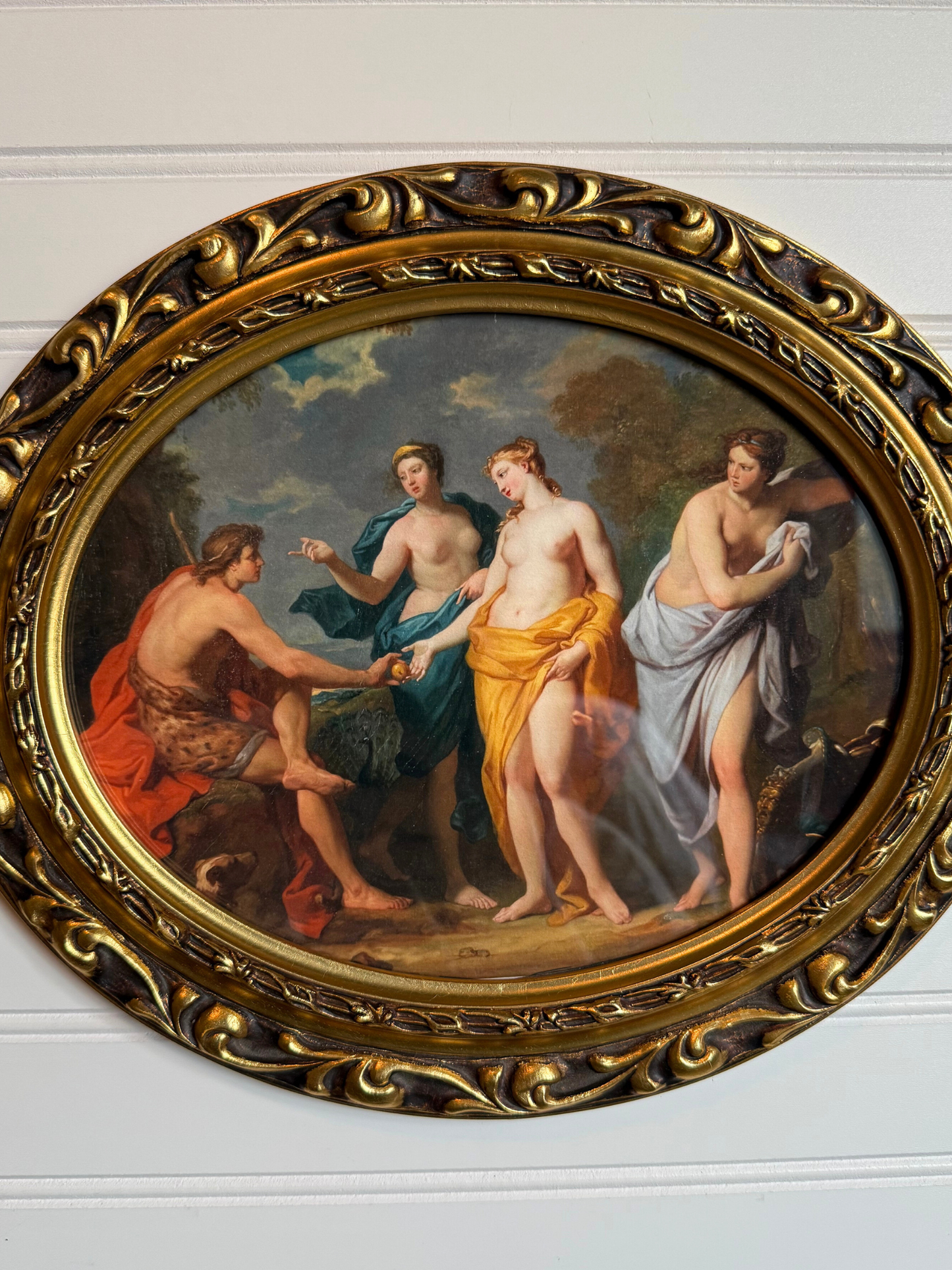 The Judgment of Paris Framed Giclee Print